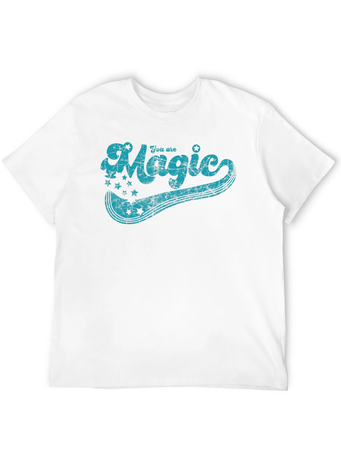 Black You Are Magic Graphic Tee - Vintage Style T-Shirt view 12