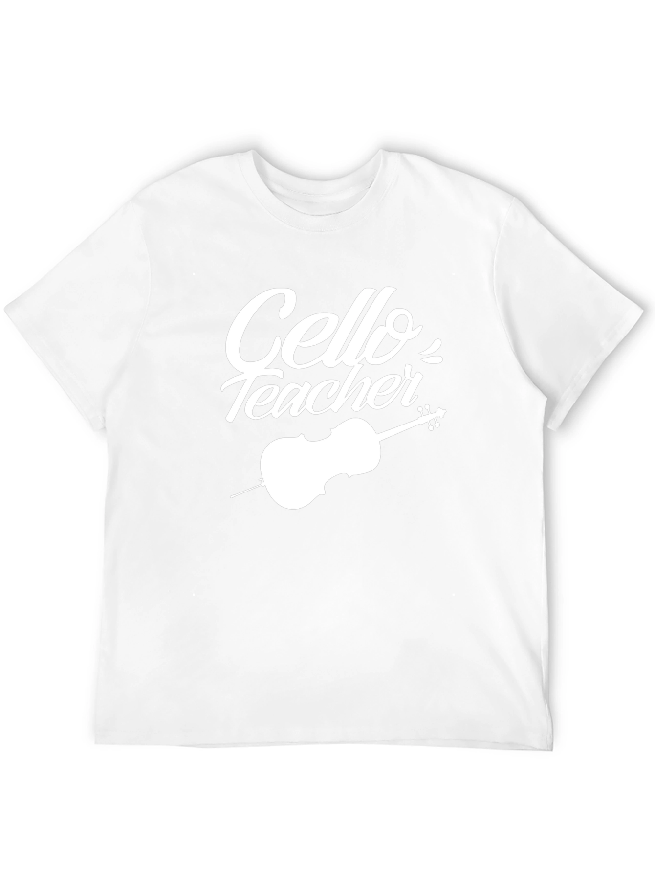 Black Cello Teacher T-Shirt - Musical Instructor Tee view 12