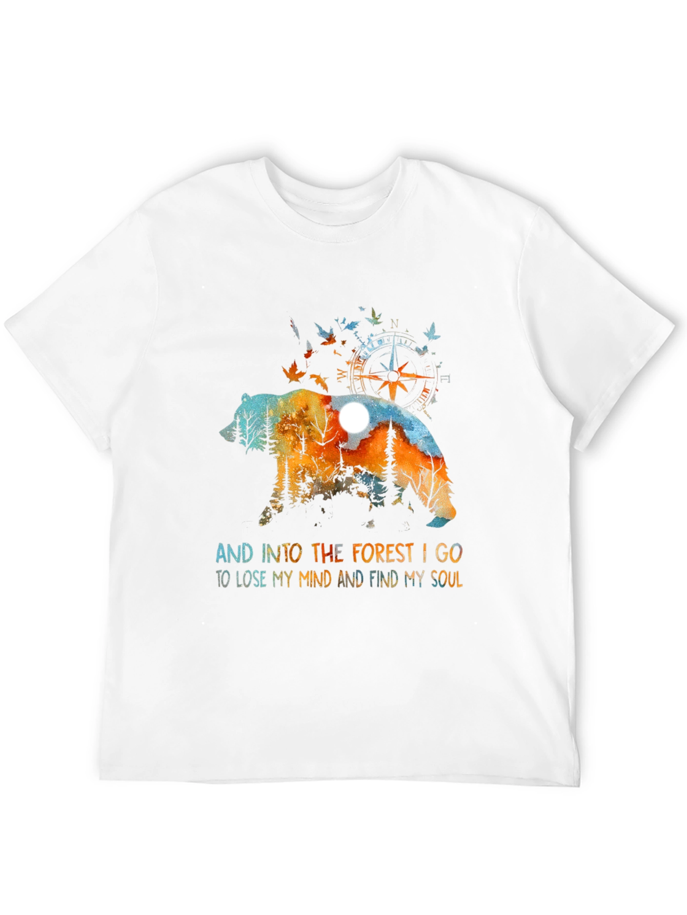 Black Forest Bear Graphic Tee - Nature Lover Shirt view 12