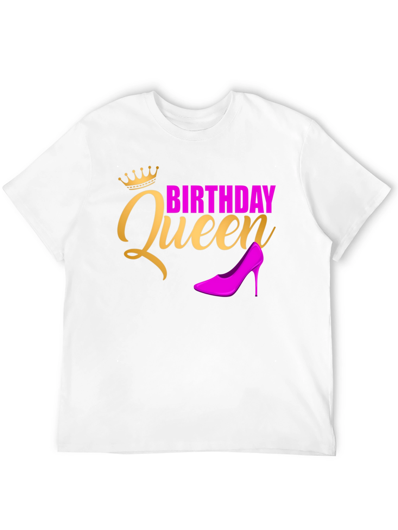 Black Birthday Queen T-Shirt view 12