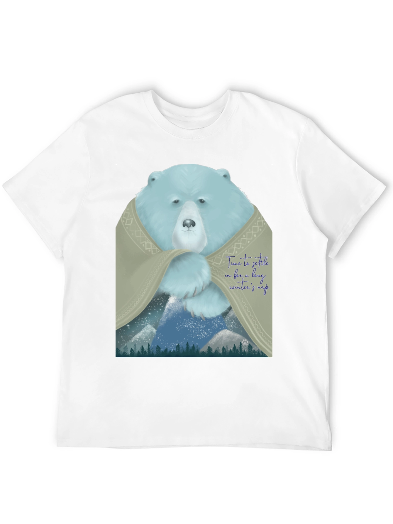 Black Bear Winter Nap Graphic Tee view 12