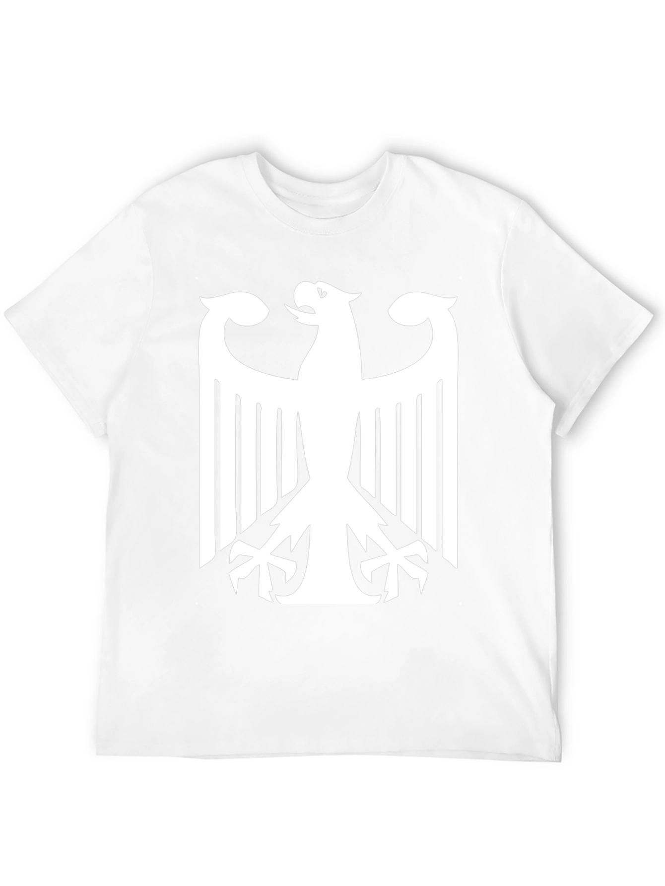 Black German Eagle Graphic Tee - Black Cotton Blend view 12
