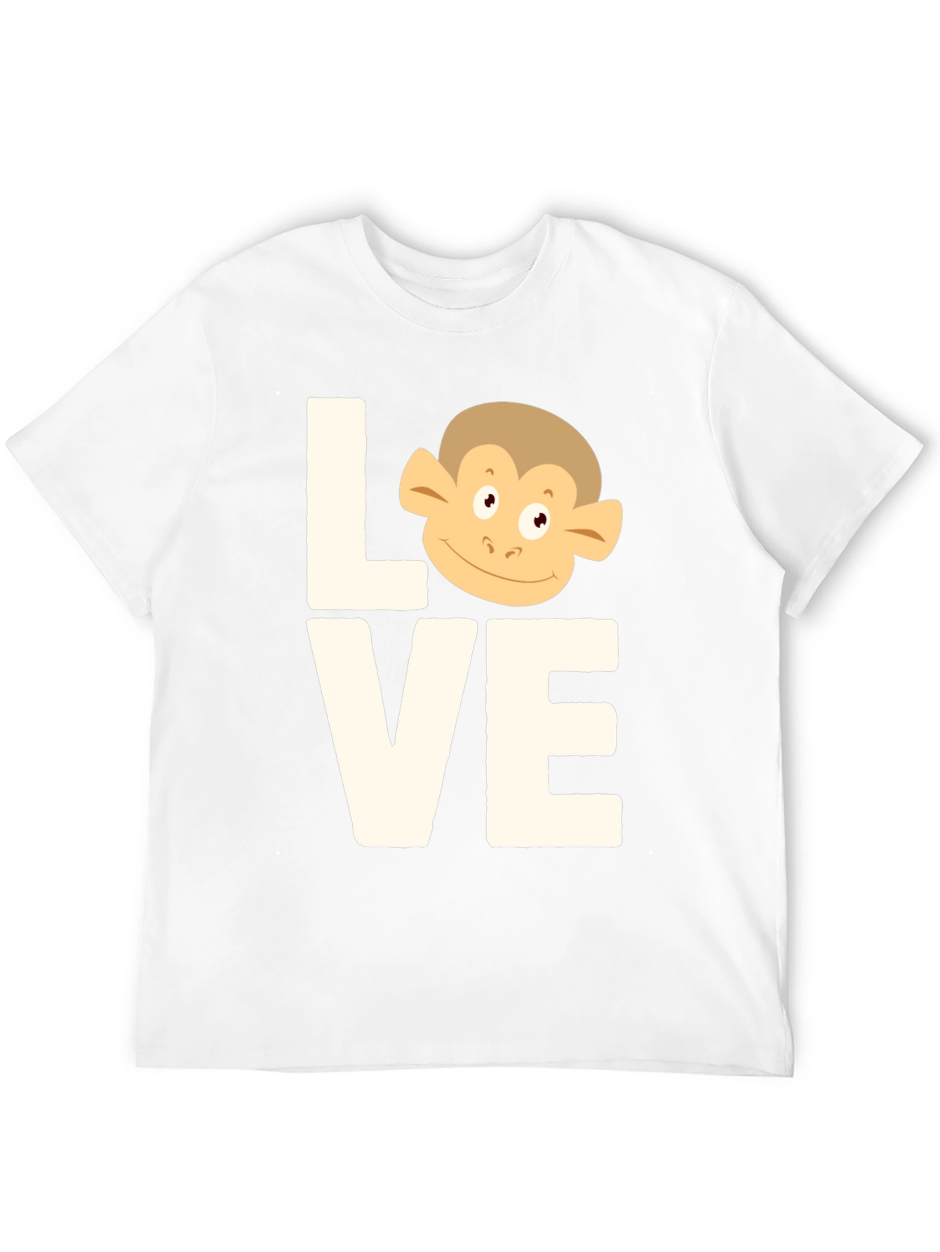 Black Love Monkey T-Shirt - Cute Graphic Tee view 12