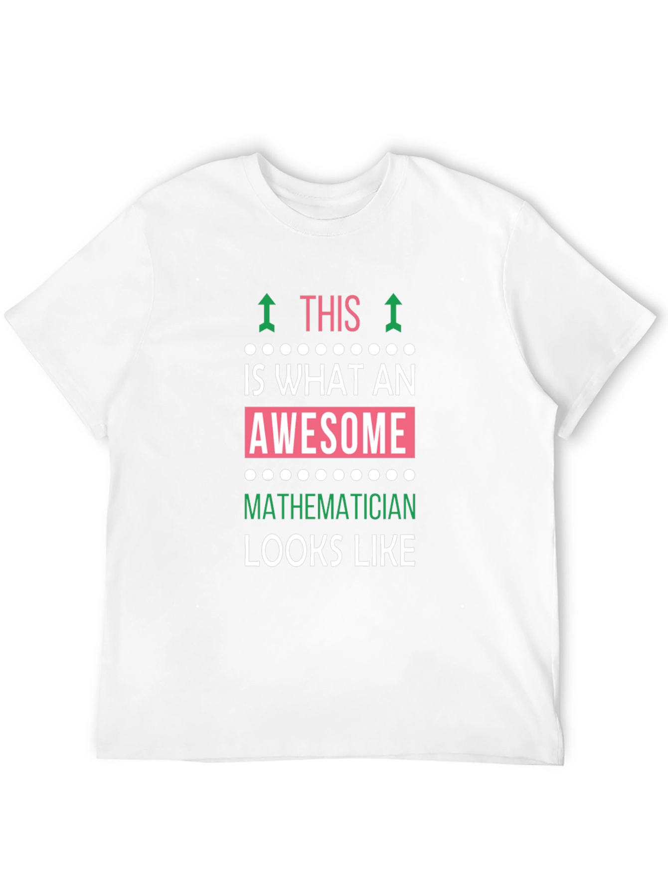 Black Awesome Mathematician T-Shirt view 12