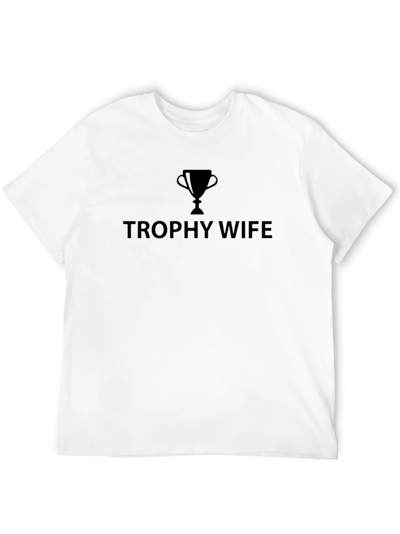 Black Trophy Wife Graphic Tee - Humorous Gift view 12