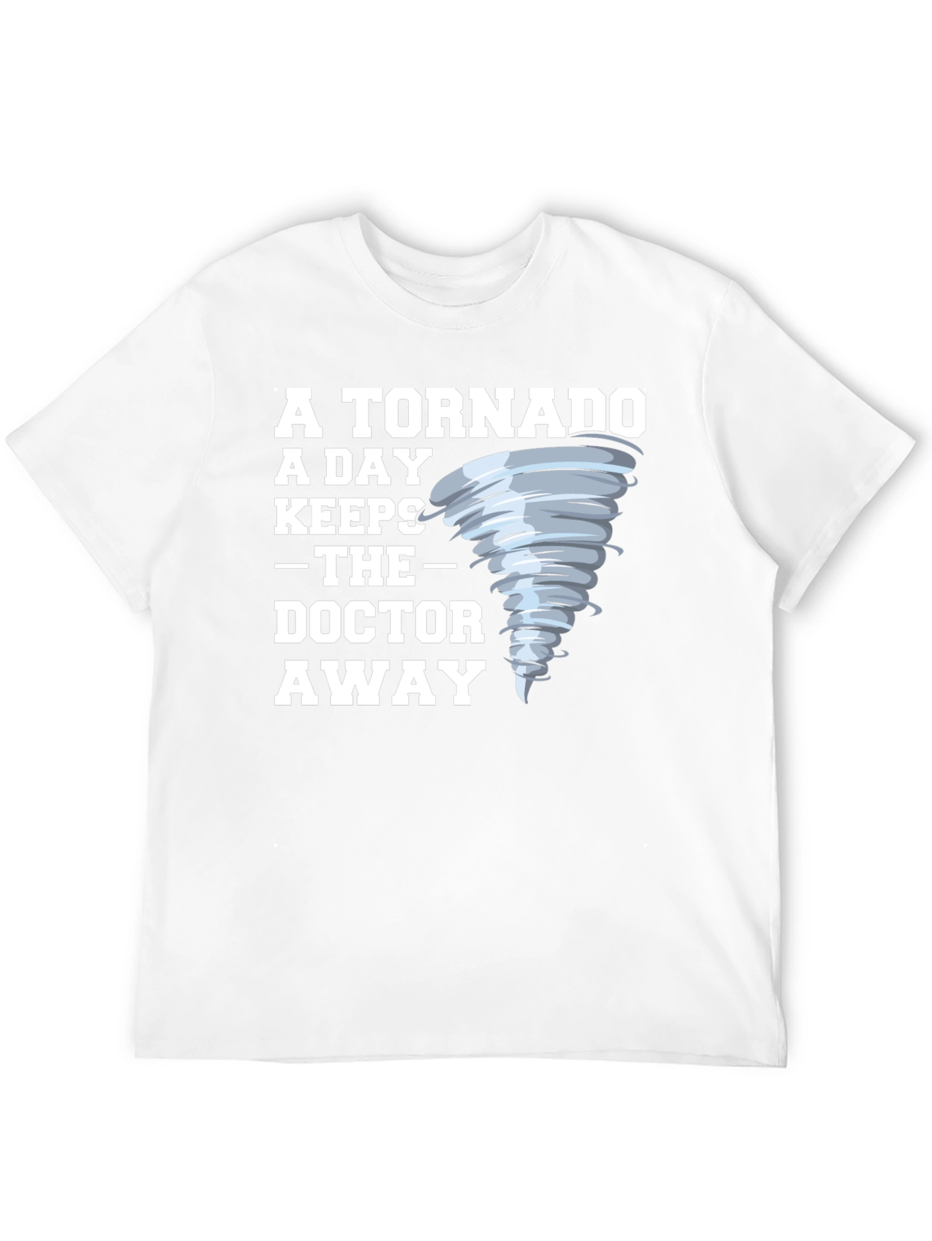 Black Tornado A Day Keeps Doctor Away Graphic Tee view 12