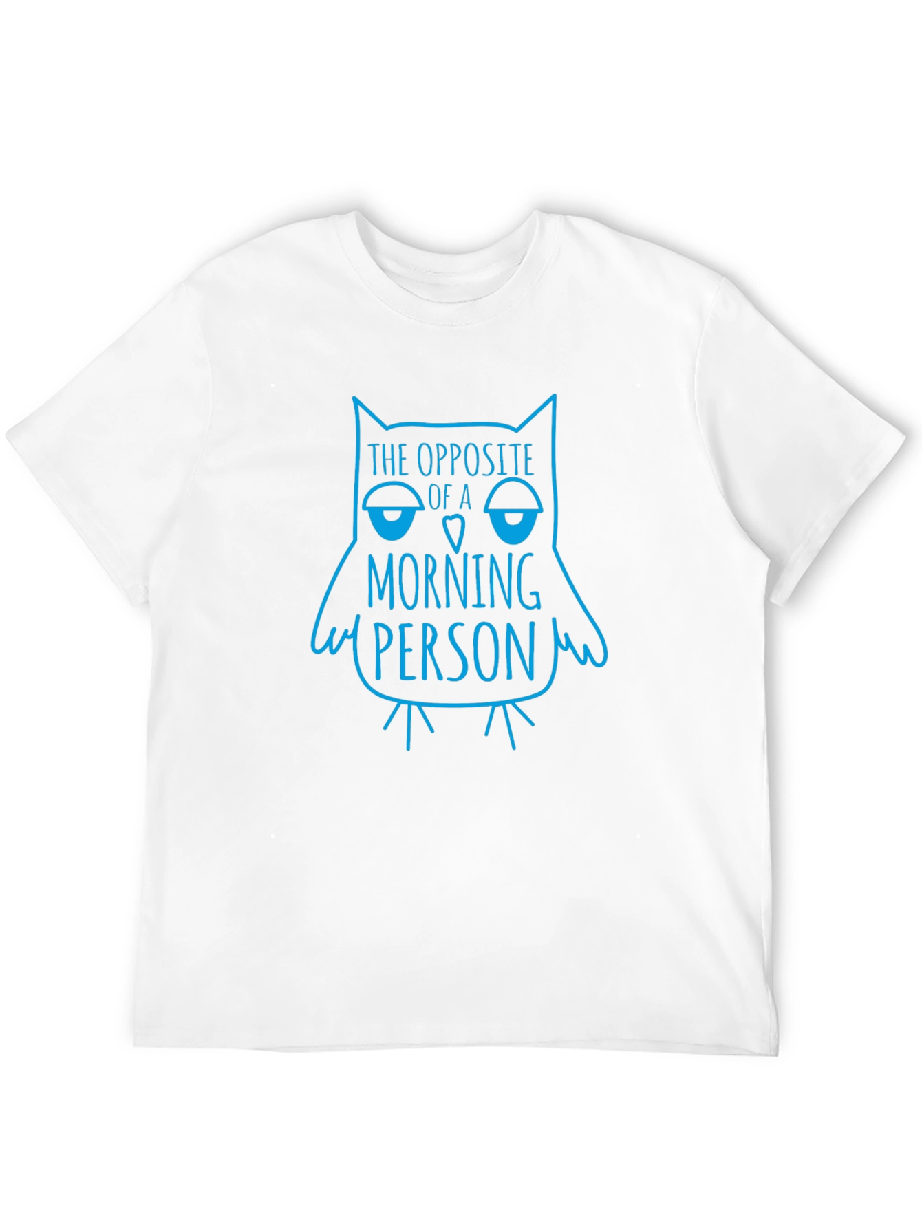 Black Owl 'Not a Morning Person' Graphic T-Shirt view 12