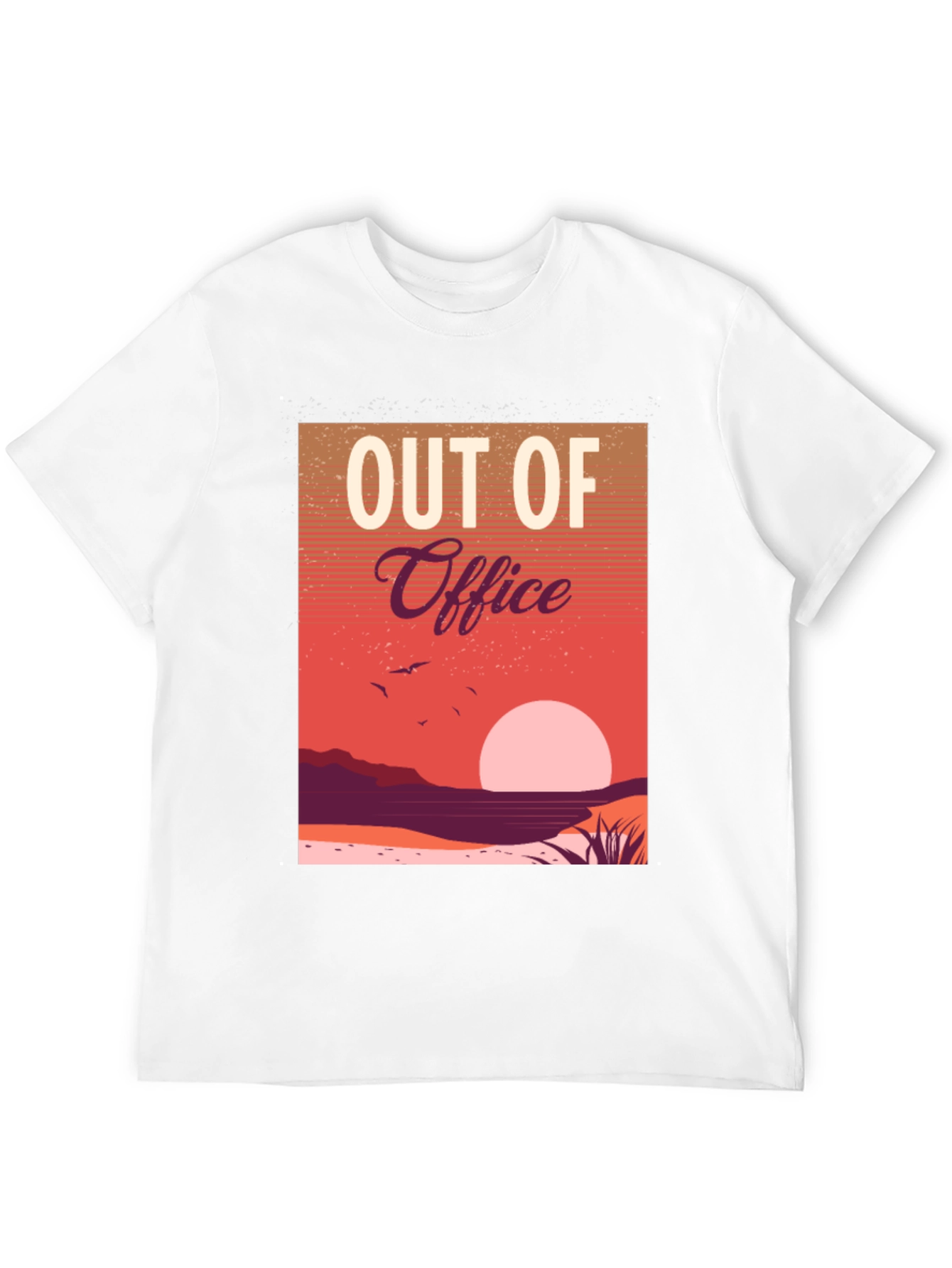 Black Out of Office Sunset Graphic Tee view 12