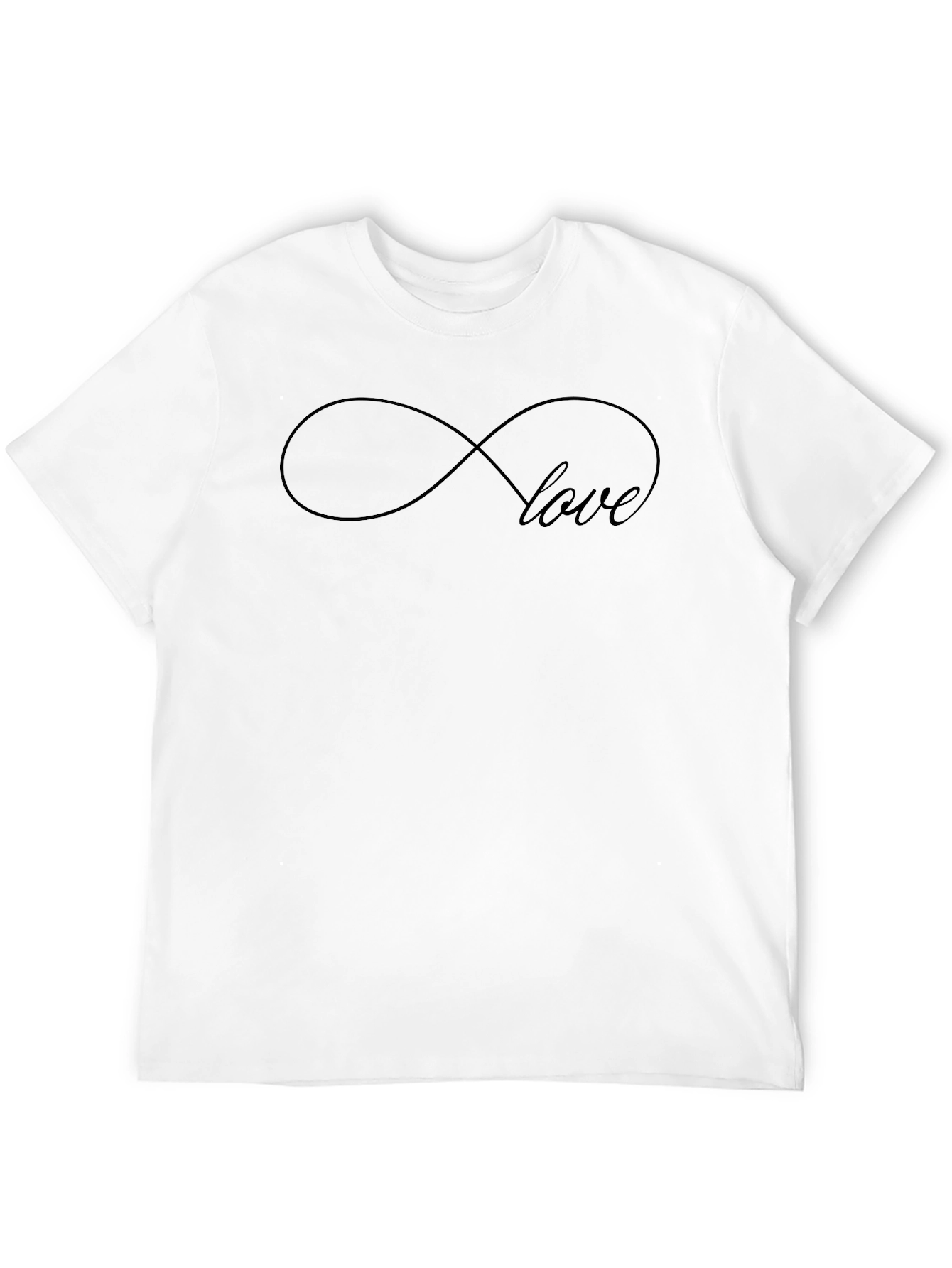 Black Infinity Love Black T-Shirt view 12