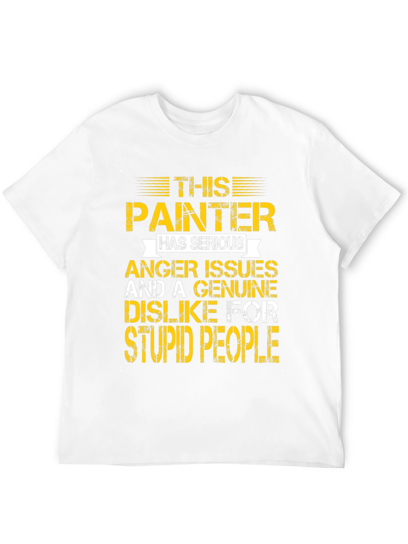 Black This Painter Has Serious Anger Issues Graphic Tee view 12