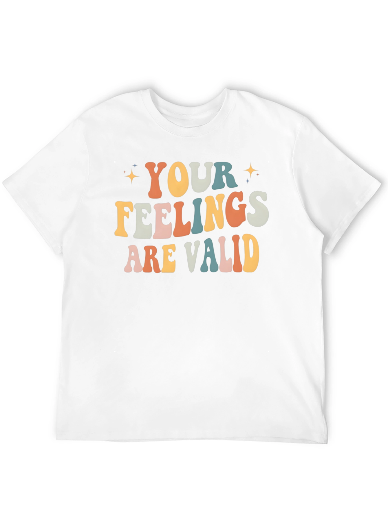 Black Your Feelings are Valid Graphic Tee view 12