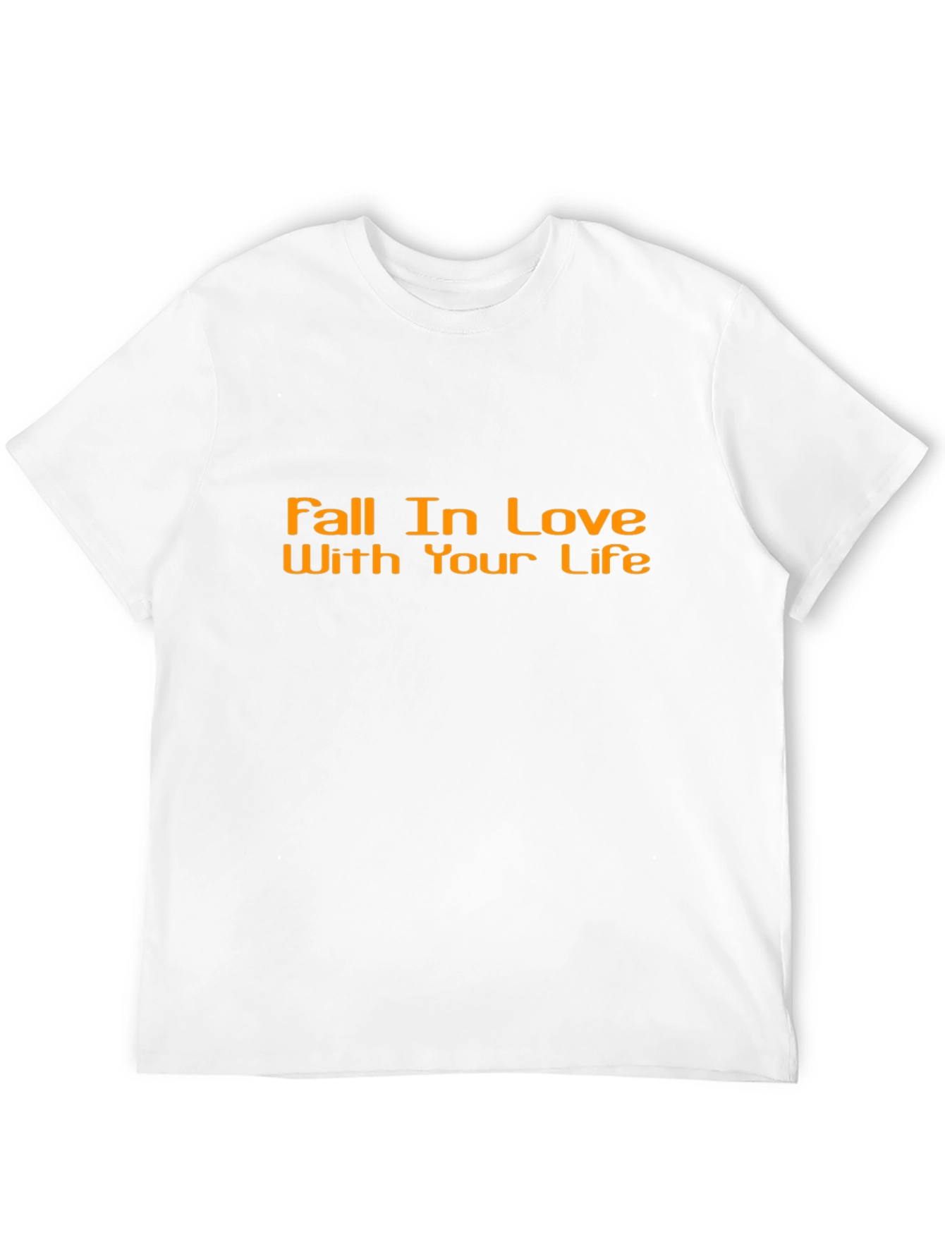 Black Fall In Love With Your Life Black T-Shirt view 12
