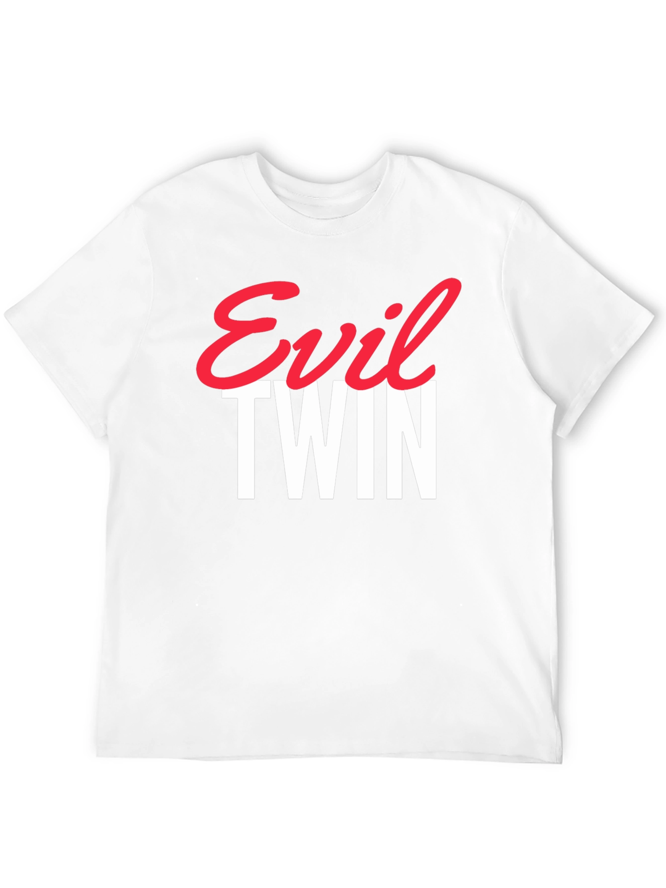 Black Evil Twin Graphic Tee - Trendy Statement T-Shirt view 12