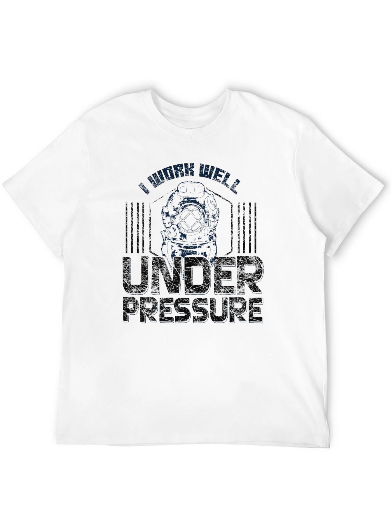 Black I Work Well Under Pressure T-Shirt view 12