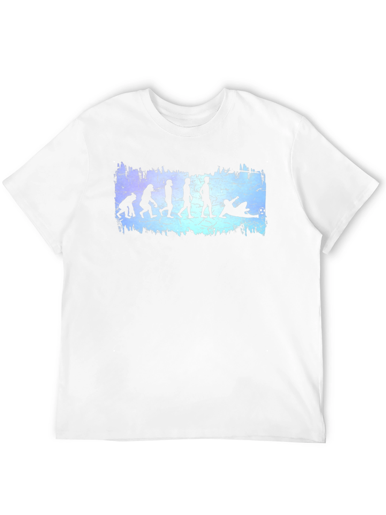 Black Soccer Evolution Graphic Tee - Black Cotton T-Shirt view 12