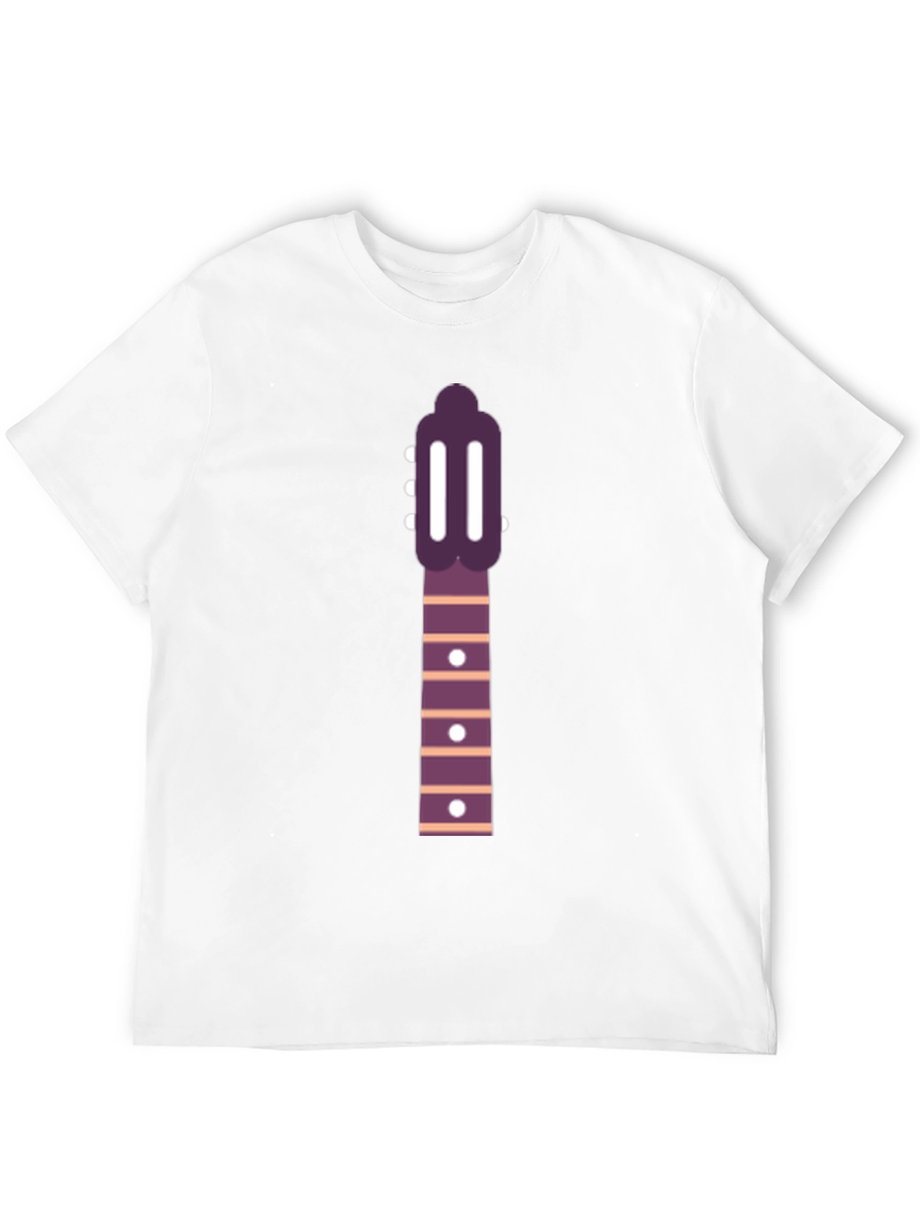 Black Guitar Neck Graphic Tee - Stylish Music Lover T-Shirt view 12