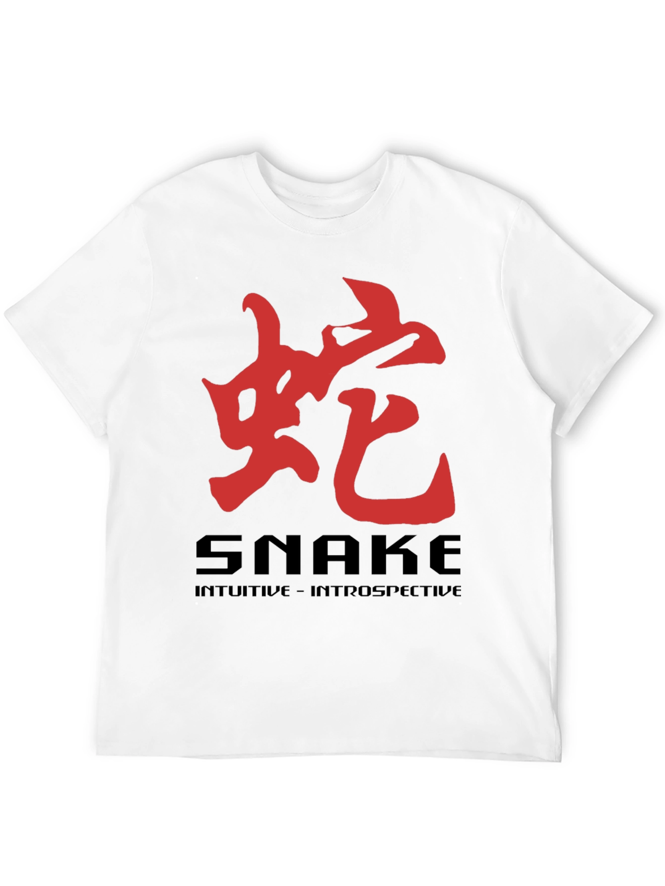 Black Snake Chinese Zodiac T-Shirt - Intuitive Design view 12