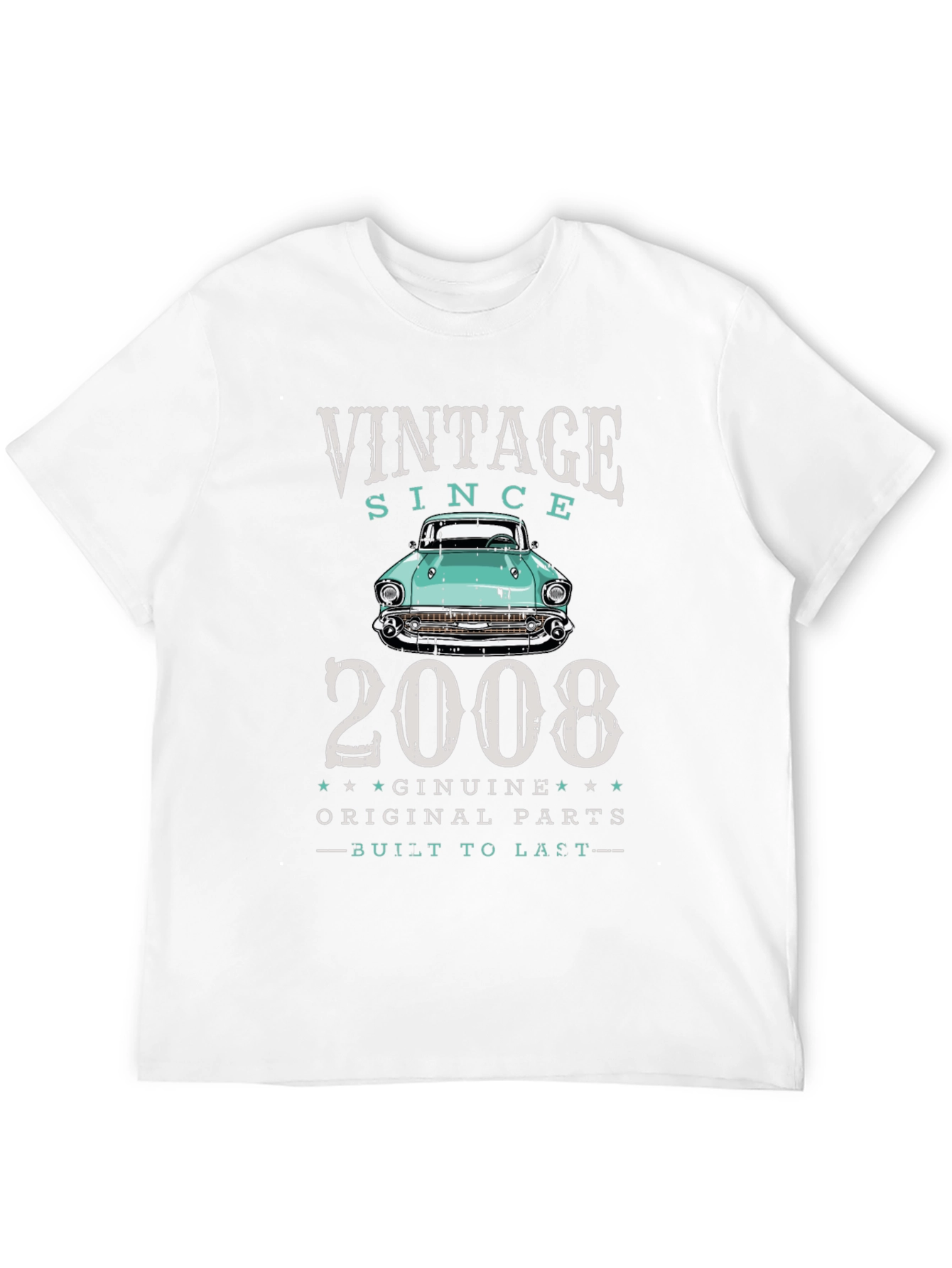 Black Vintage 2008 T-Shirt - Genuine Original Parts view 12