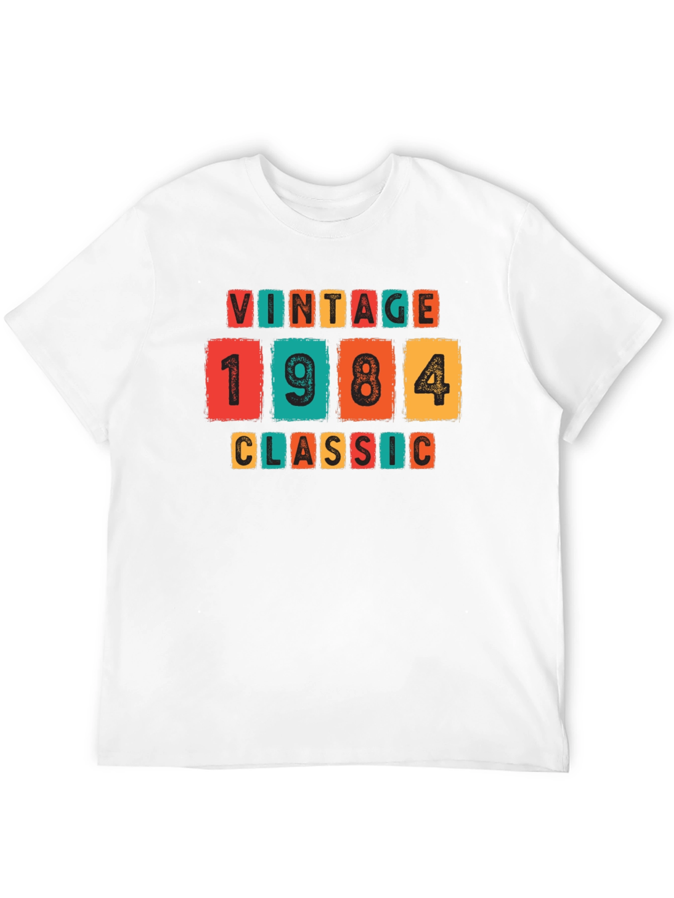 Black Vintage 1984 Classic Graphic T-Shirt view 12