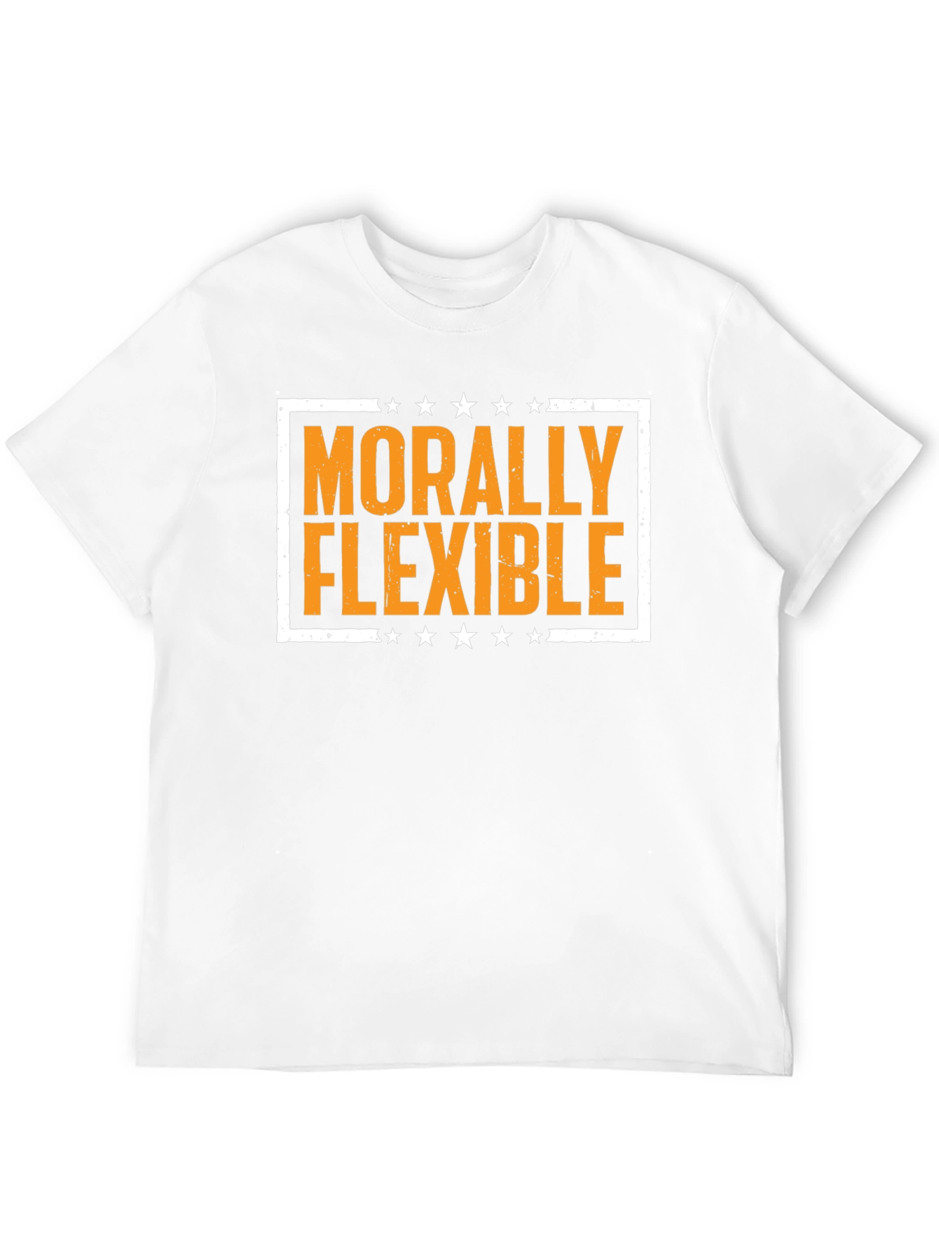 Black Morally Flexible Graphic Tee -  Funny T-Shirt view 12