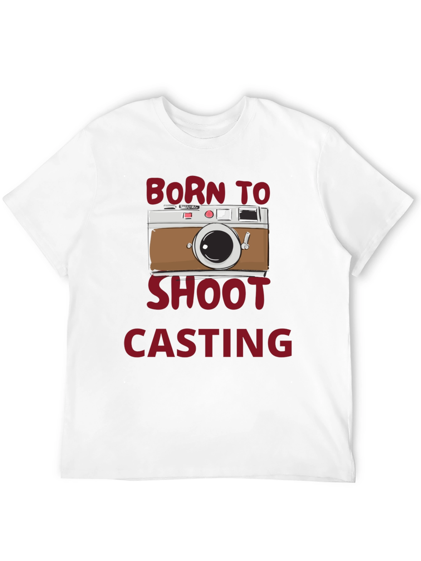 Black Born to Shoot Casting Black T-Shirt view 12