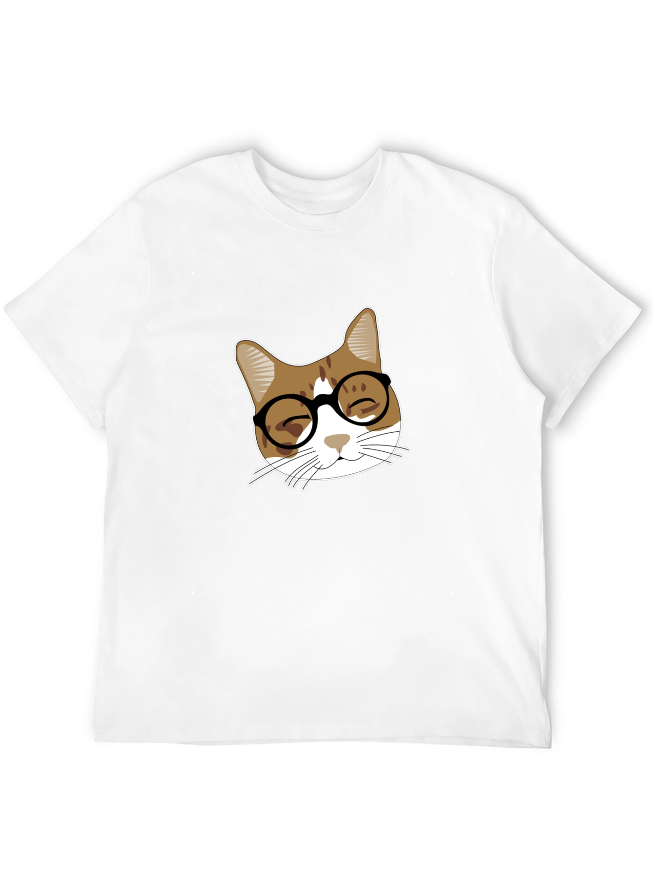 Black Cool Cat Tee - Black Cotton Blend T-Shirt view 12