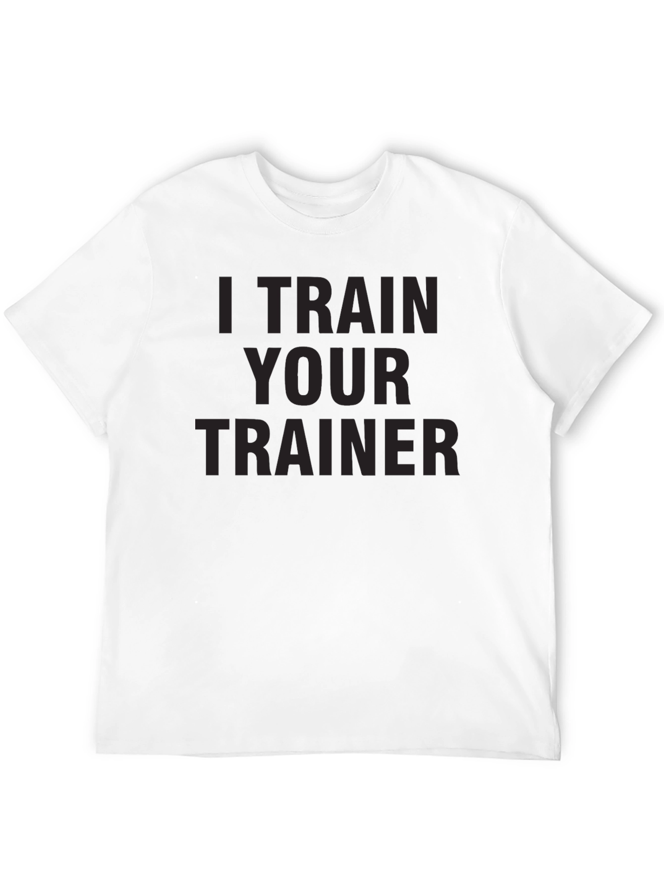 Black I Train Your Trainer - Men's Graphic Tee view 12