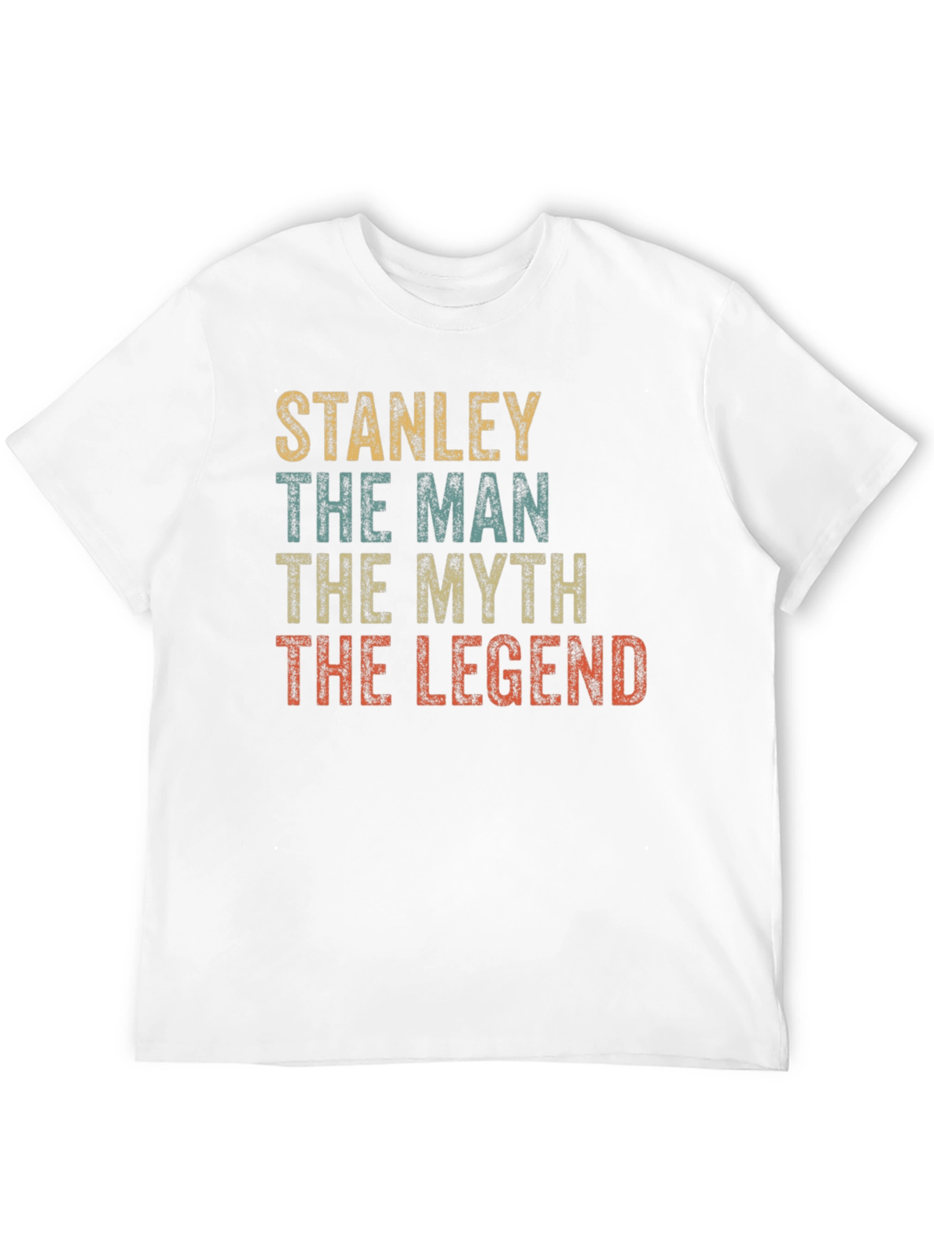 Black Stanley The Man, Myth, Legend T-Shirt - Black view 12