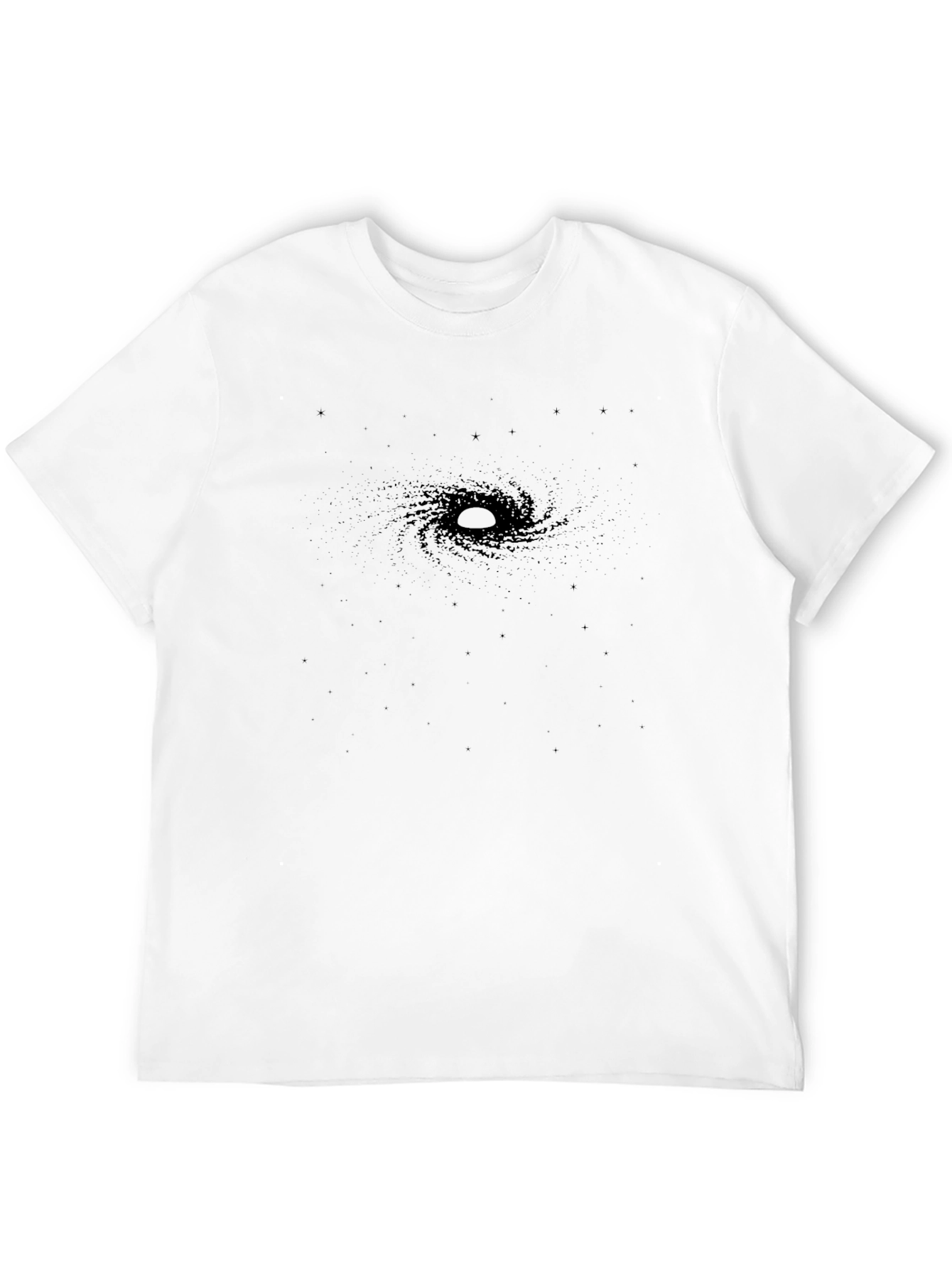 Black Black Hole Graphic Tee - Modern Style view 12
