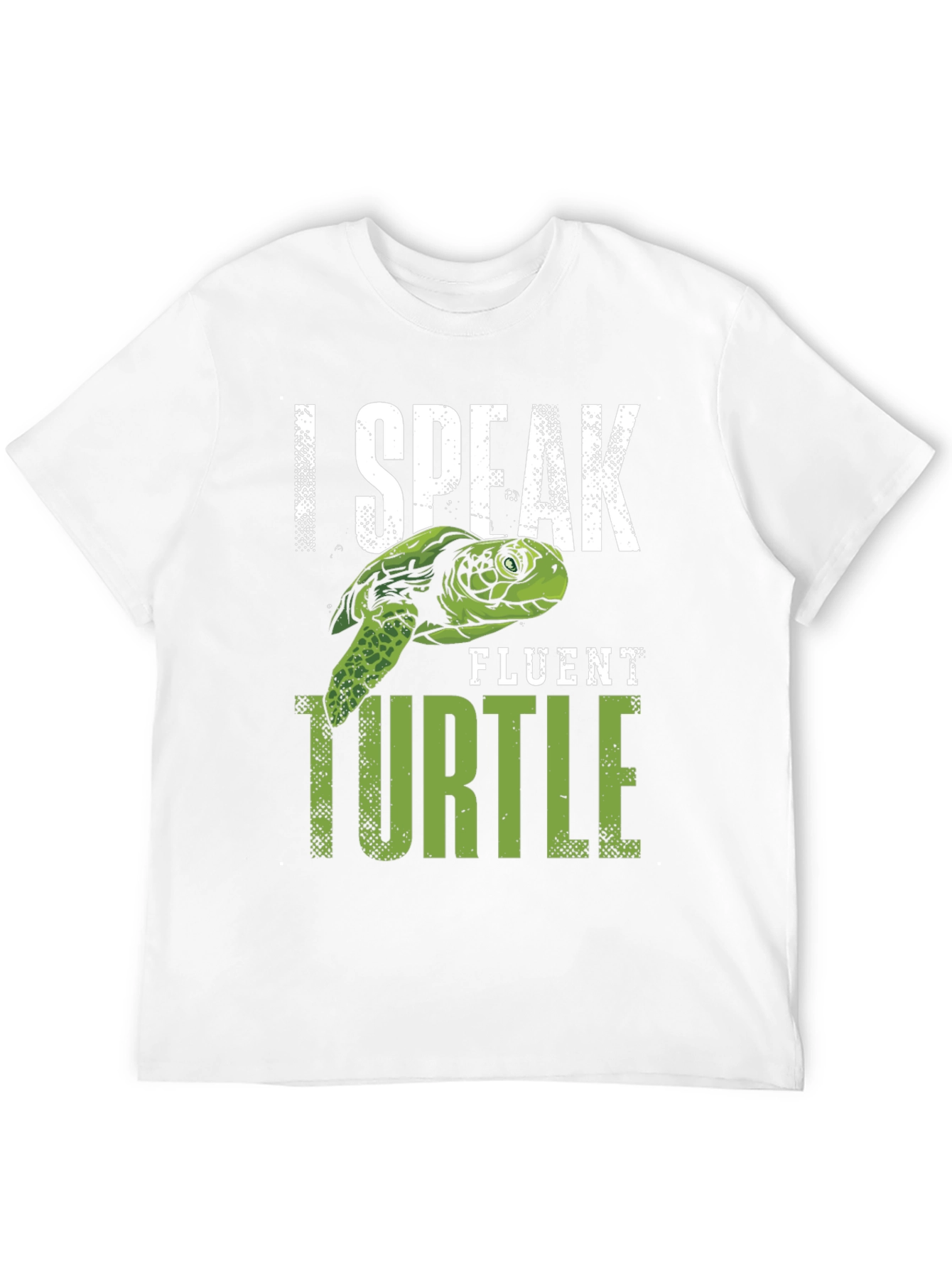Black I Speak Fluent Turtle Graphic T-Shirt view 12