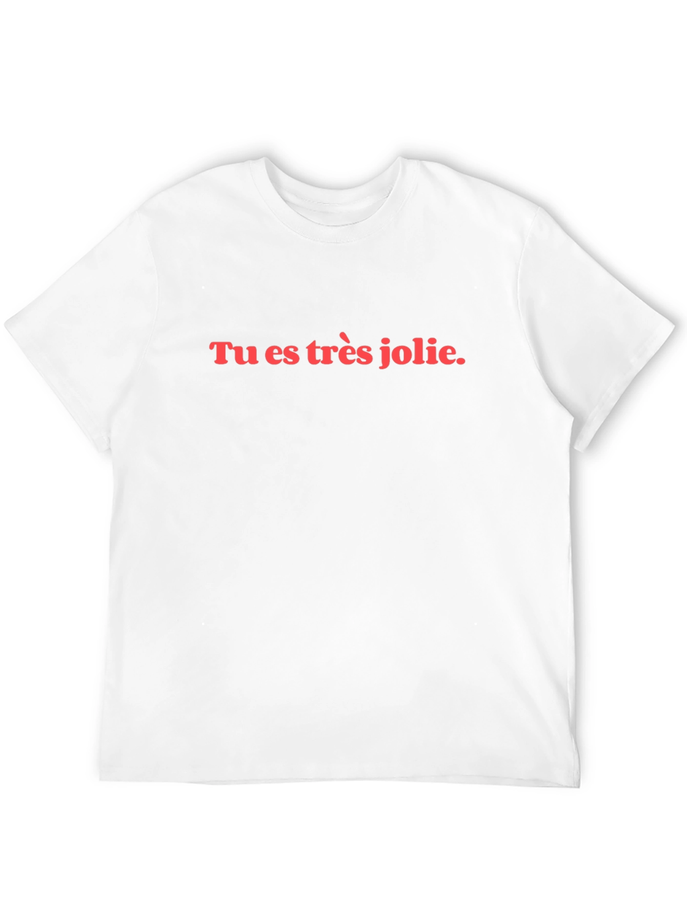 Black Tu Es Très Jolie T-Shirt - French Phrase Tee view 12