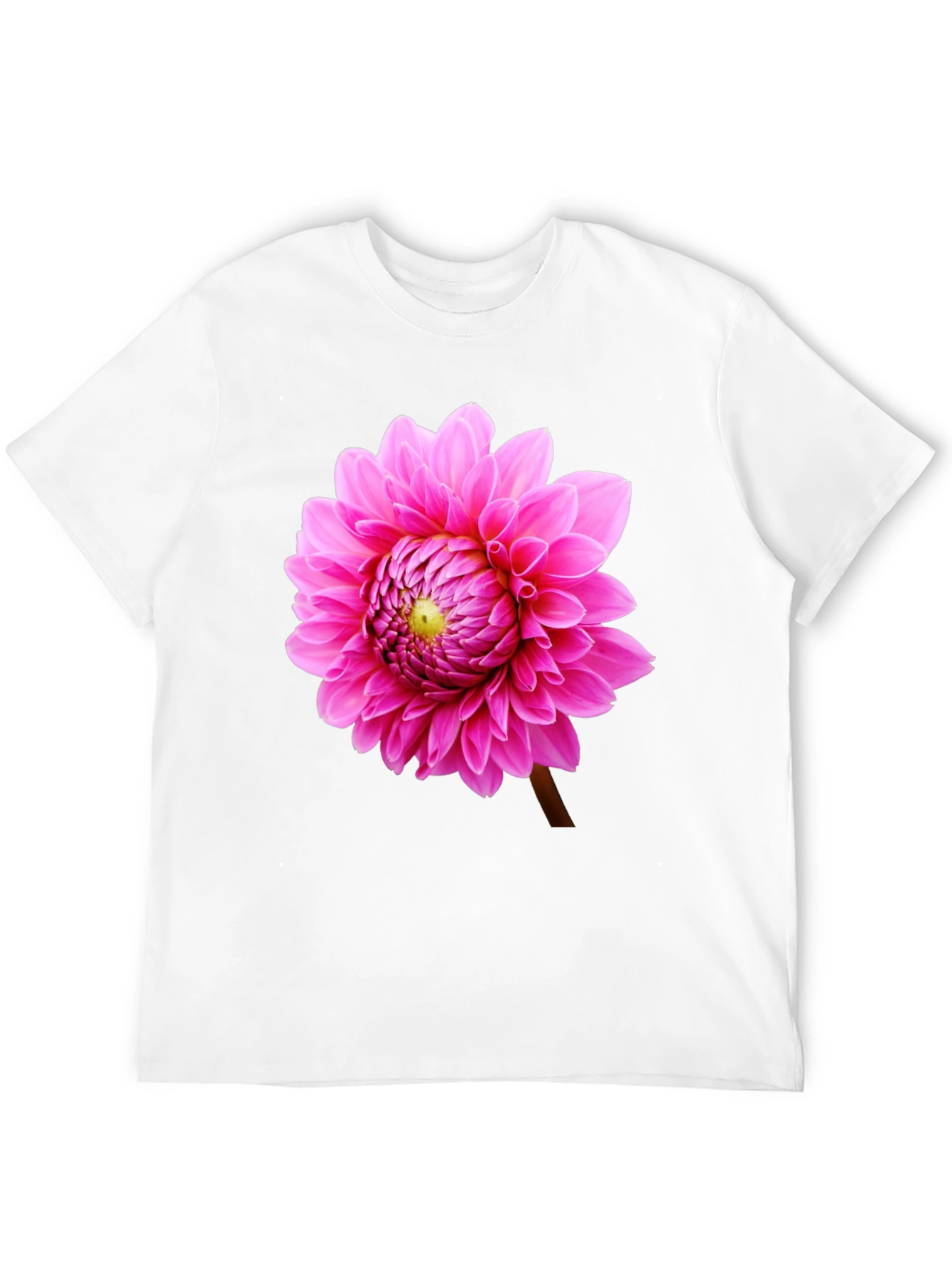 Black Floral Print Black T-Shirt view 12