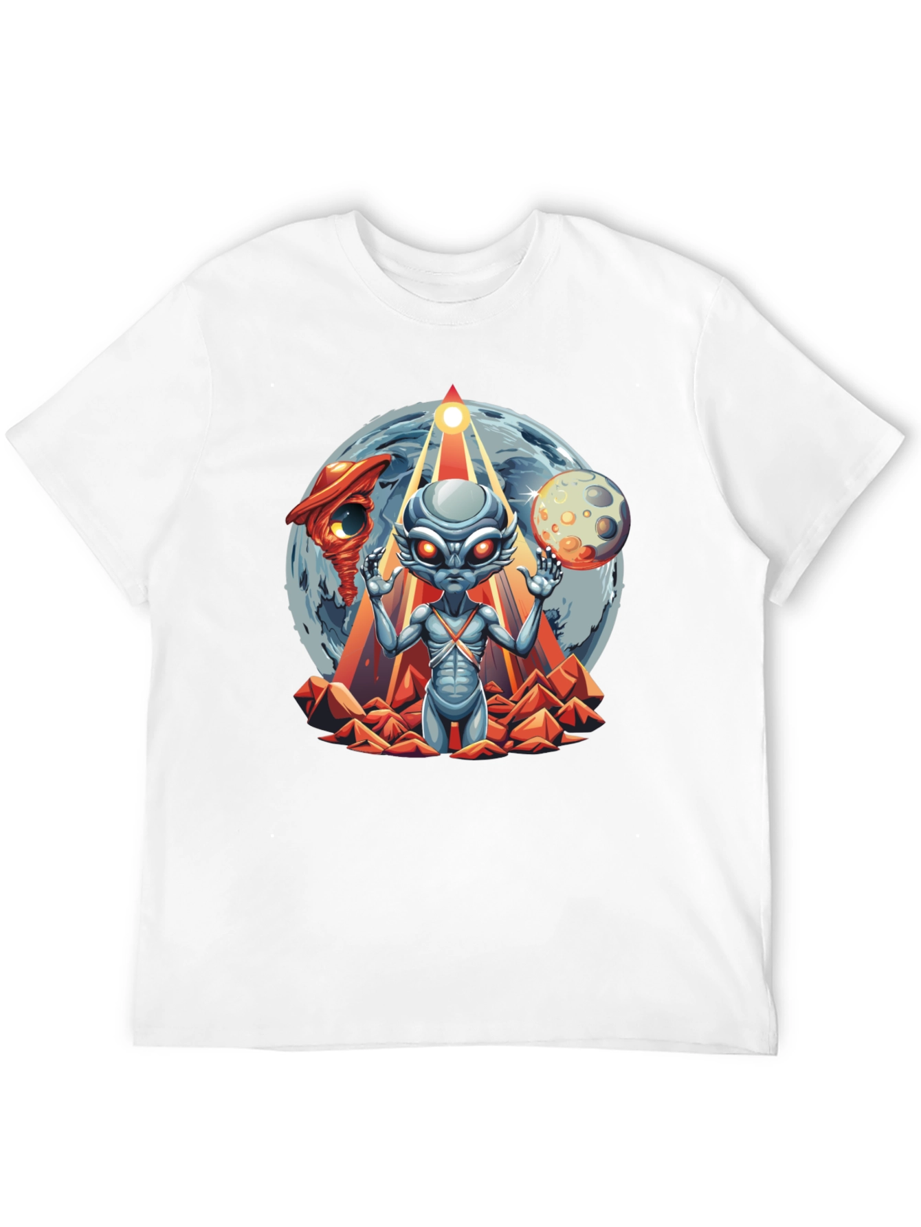 Alien Graphic T-Shirt: Sci-Fi Style, Black Tee - 12