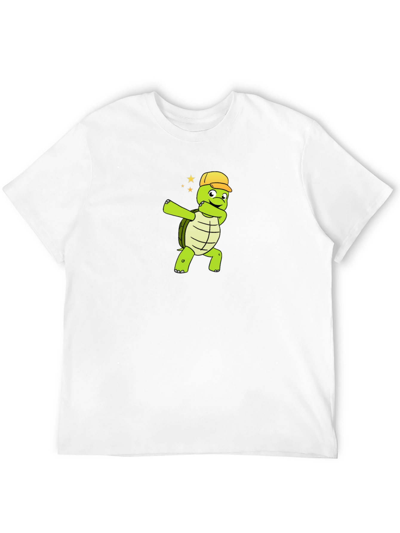 Black Dabbing Turtle Black T-Shirt view 12