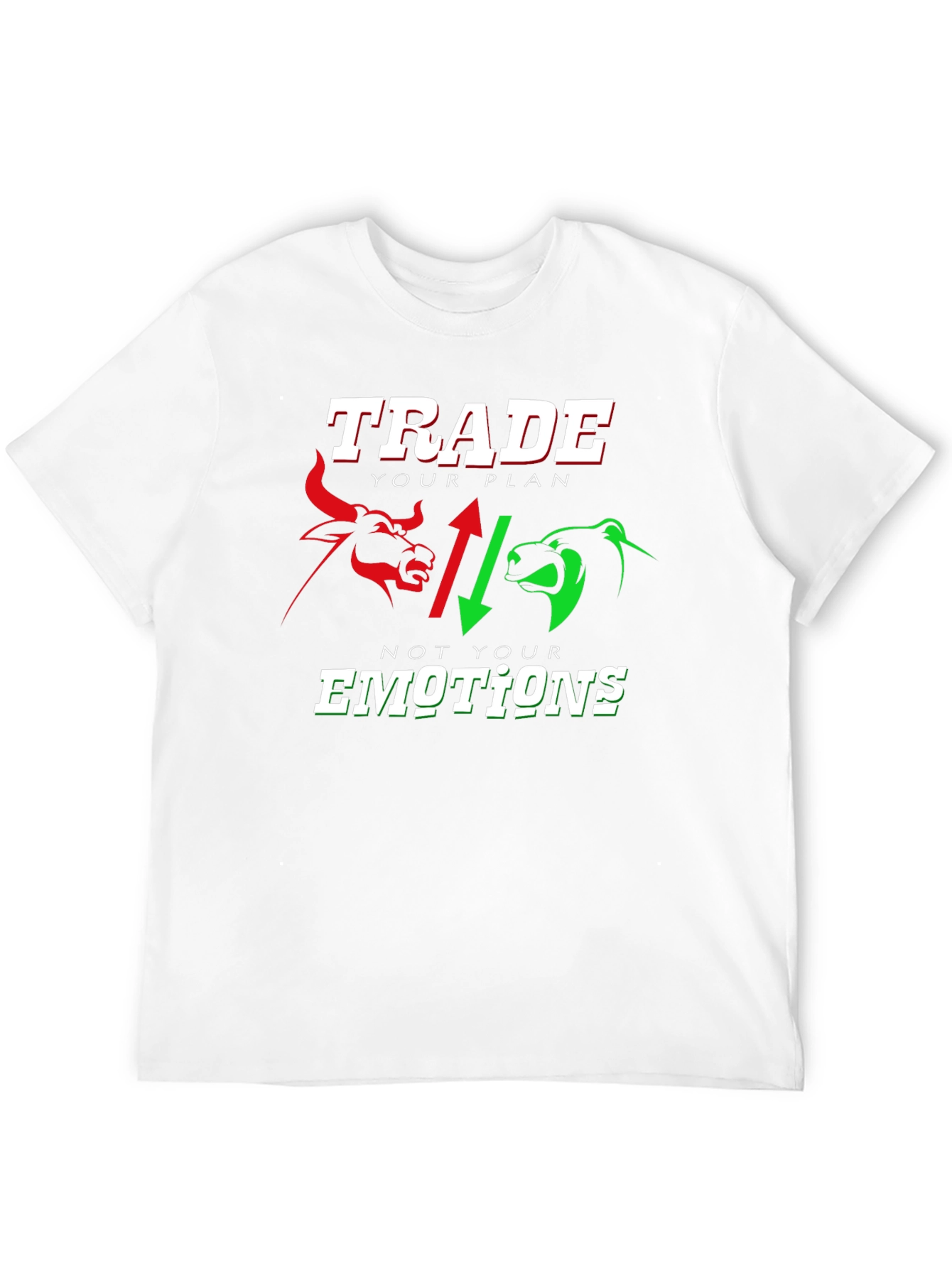 Black Trade Your Plan T-Shirt view 12