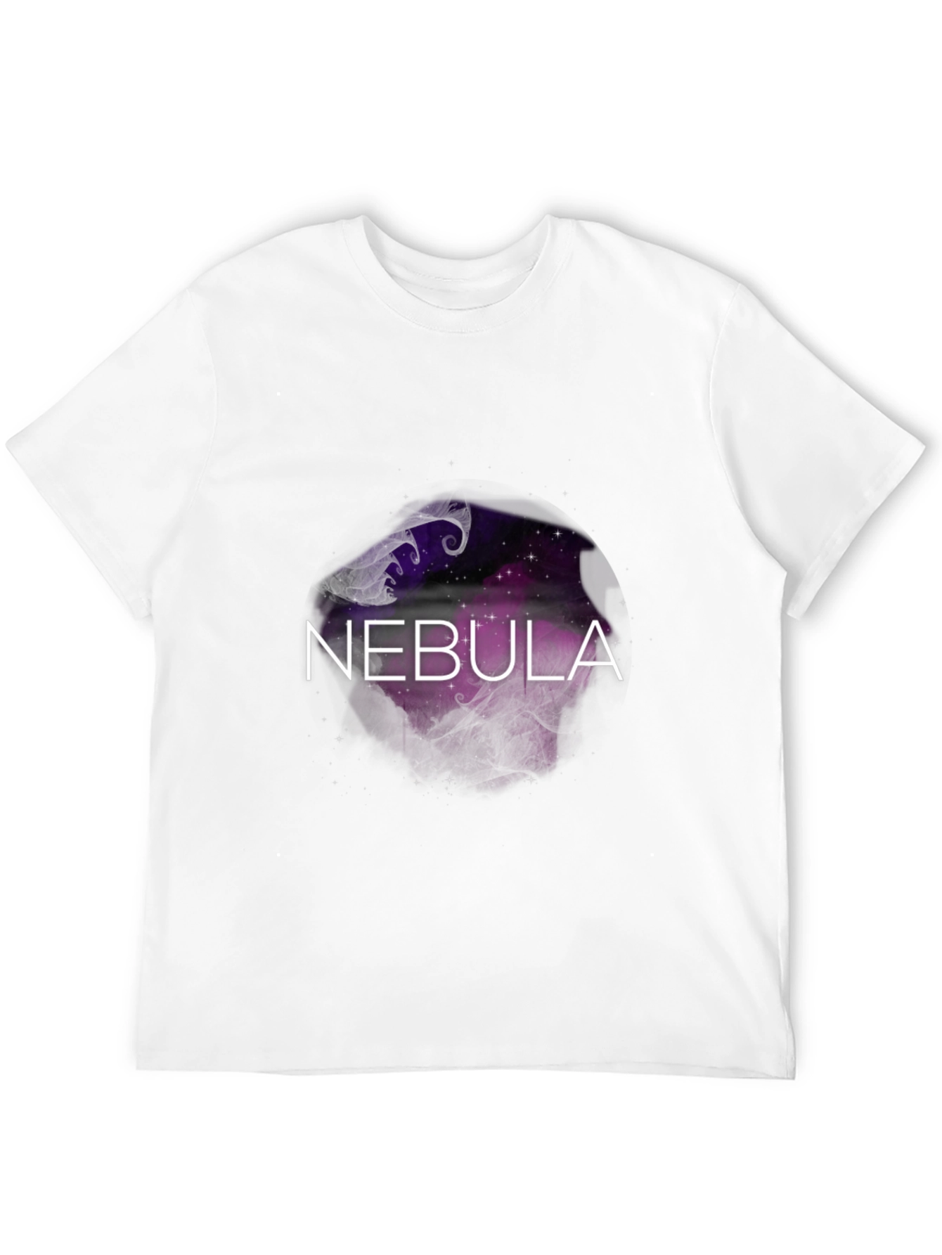 Nebula Galaxy Graphic T-Shirt - Black - 12