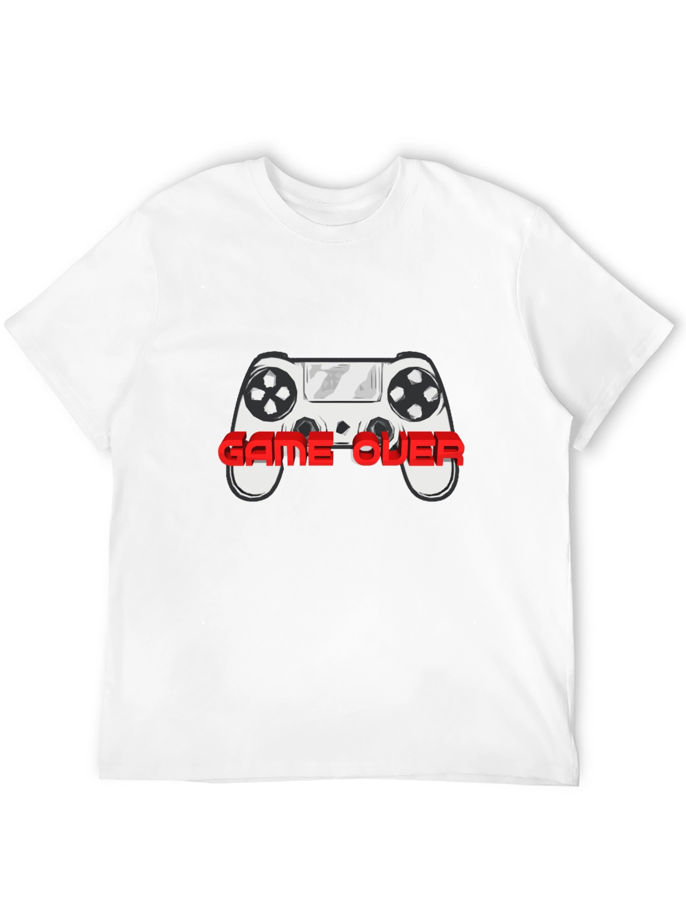 Black Game Over T-Shirt - Gamer Style view 12