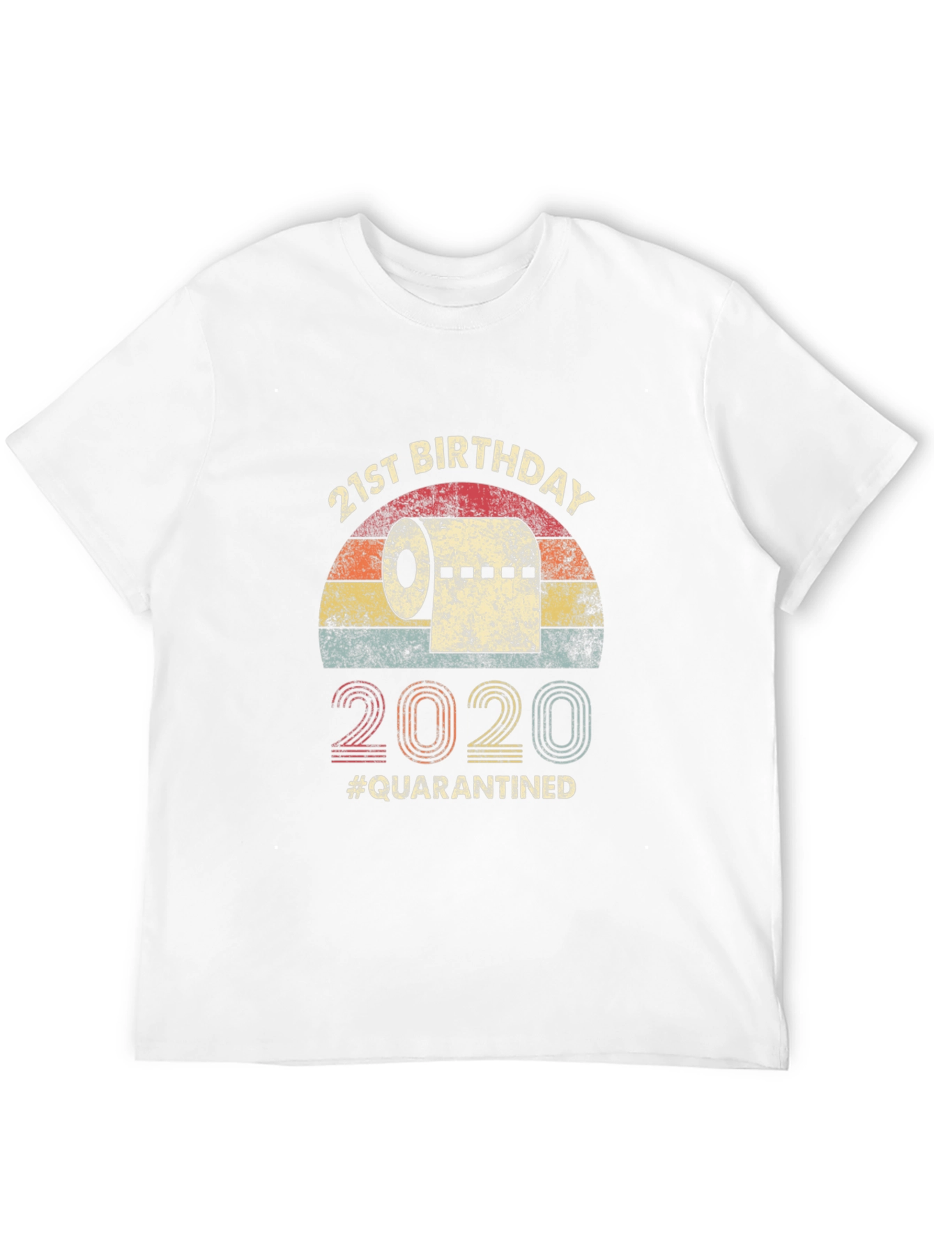 Black 21st Birthday Quarantined T-Shirt view 12