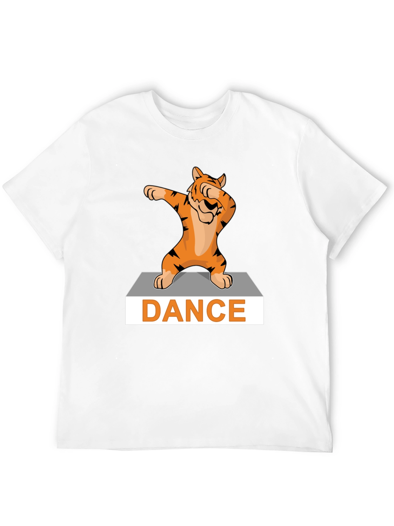 Black Dabbing Tiger Graphic Tee - Dance Edition view 12