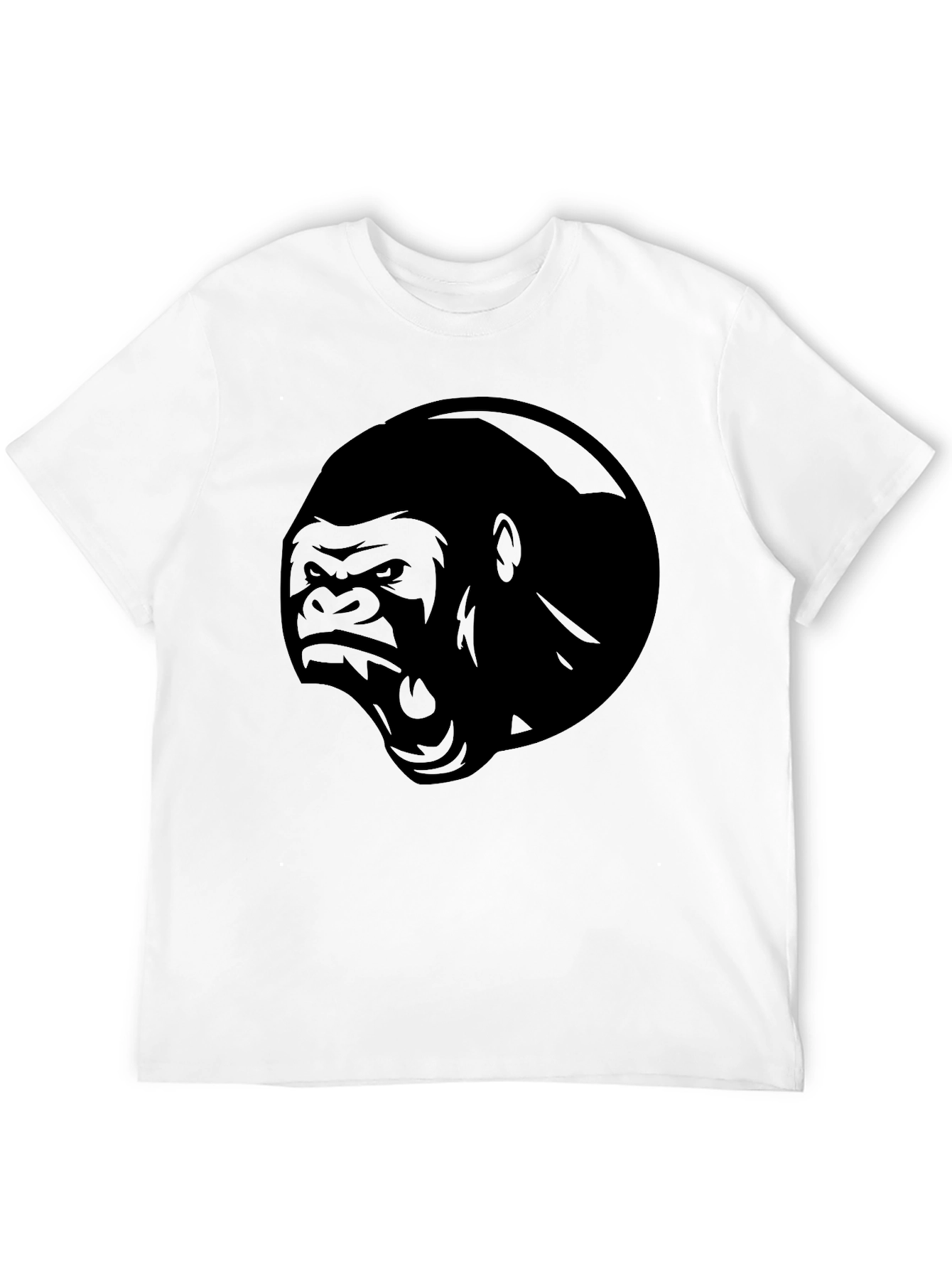 Black Black Gorilla Graphic T-Shirt view 12