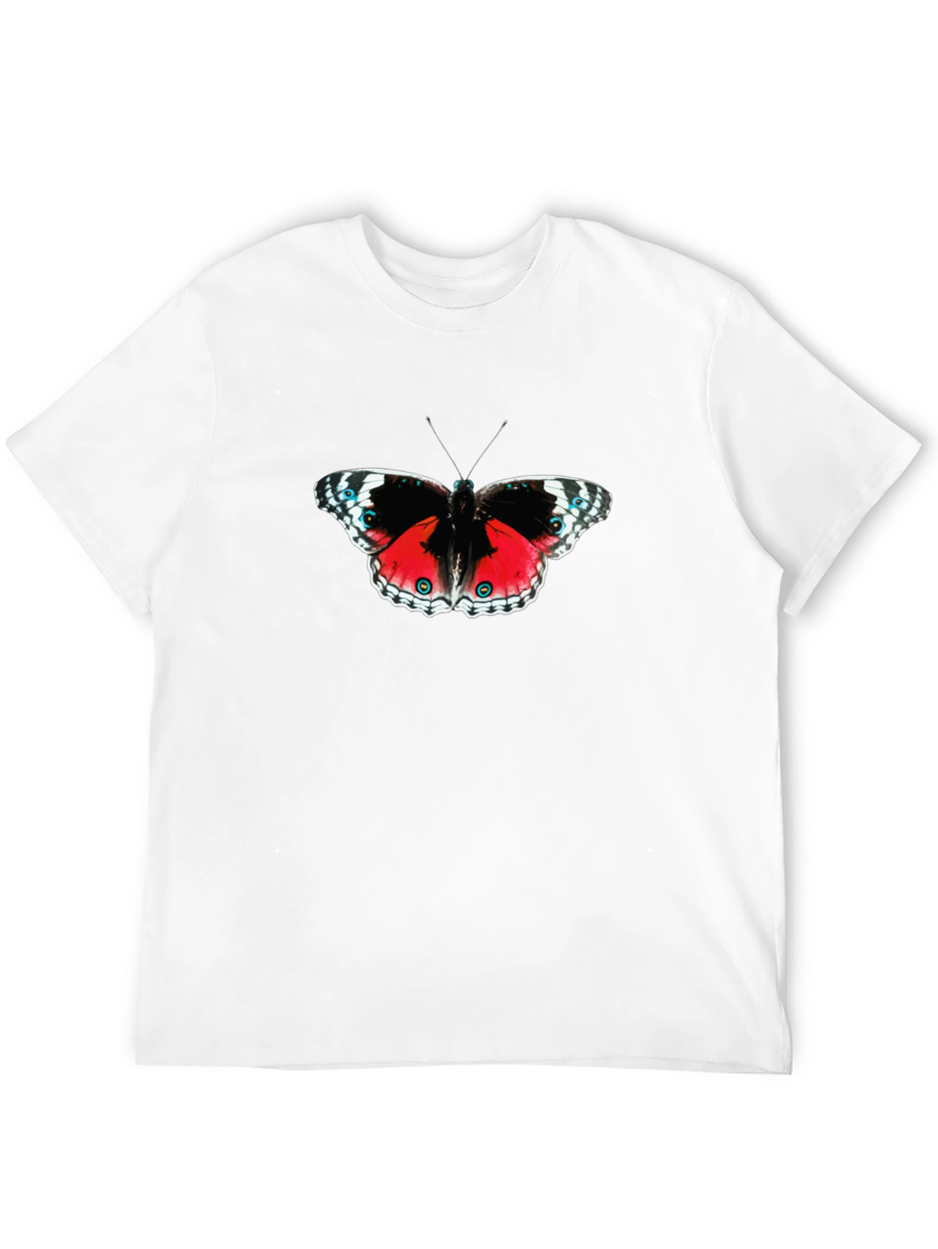 Black Butterfly Graphic Black T-Shirt view 12