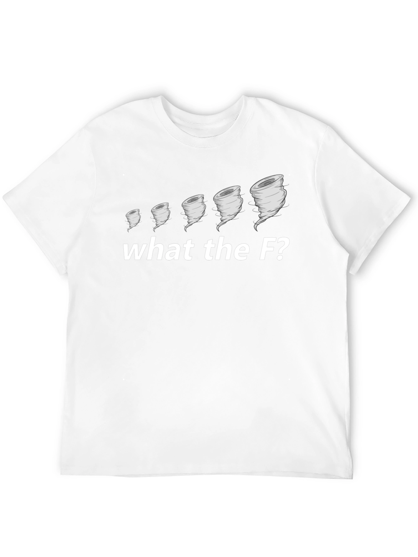 Black What the F? Tornado Graphic Tee - Black view 12