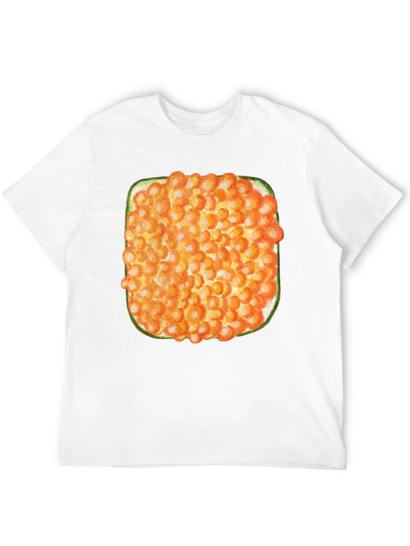 Black Caviar Square T-Shirt - Unique Food Tee view 12