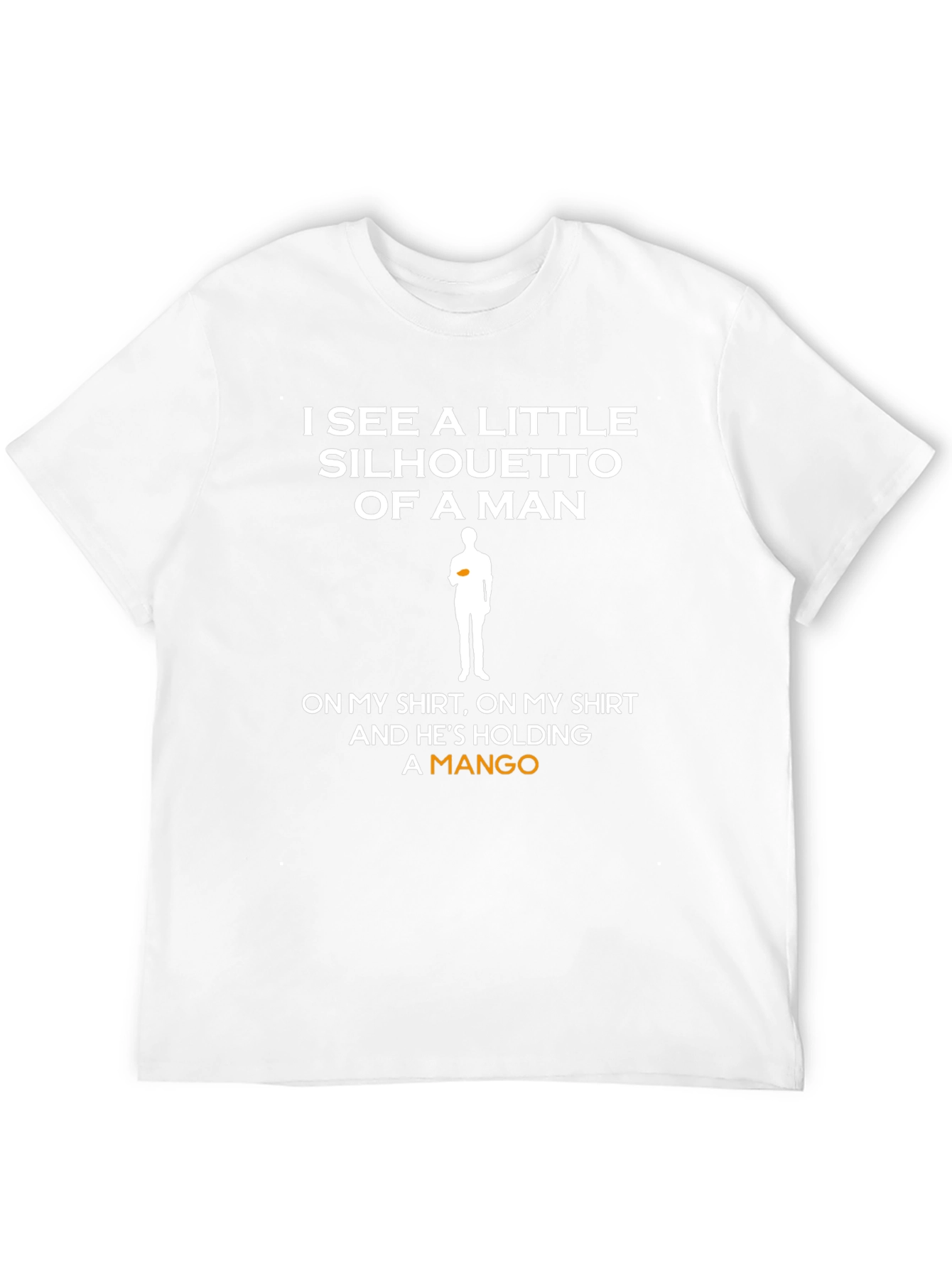 Black Mango Man Silhouette T-Shirt view 12