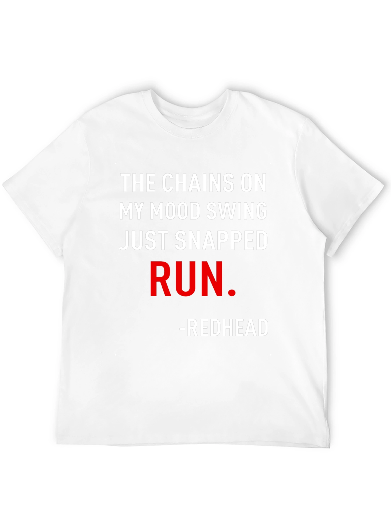 Black Mood Swing Redhead T-Shirt view 12