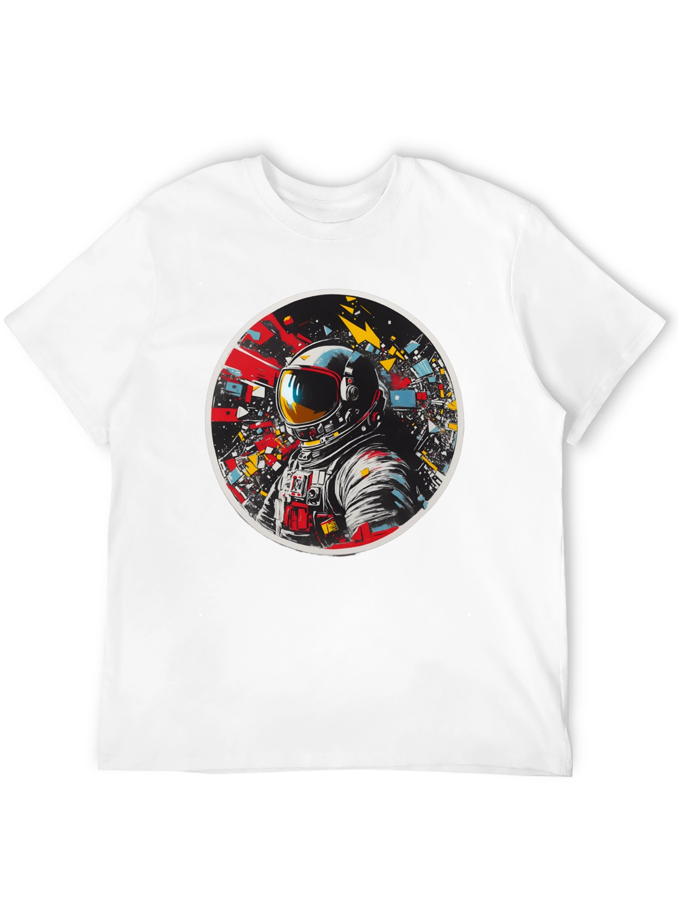 Black Astronaut Graphic Tee - Space Explorer T-Shirt view 12
