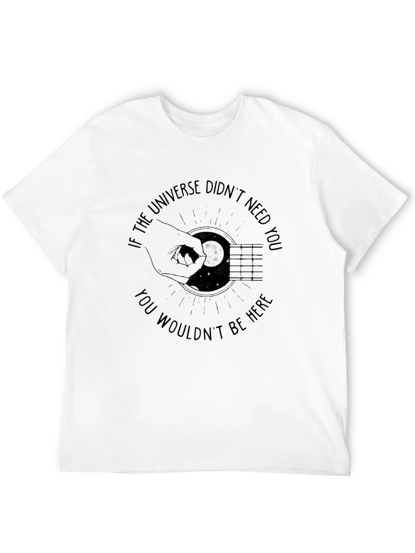 Universe Needs You Graphic T-Shirt - Black - 12