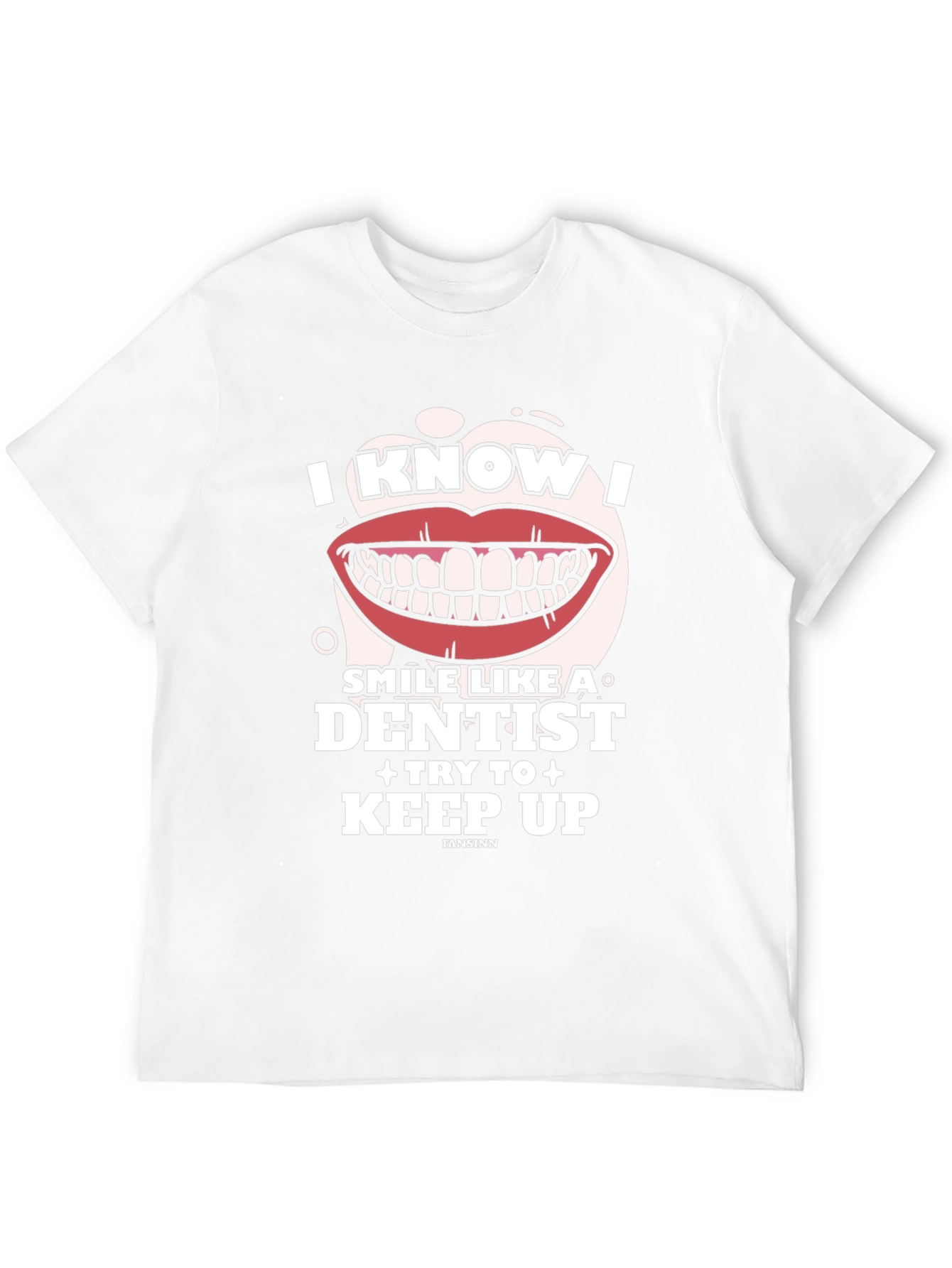 Black I Know I Smile Like a Dentist Graphic Tee view 12