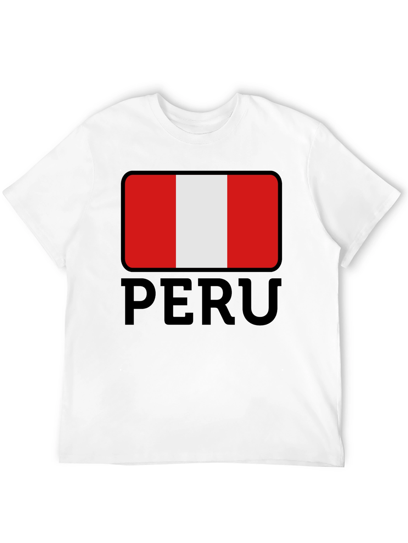 Black Peru Flag T-Shirt - Stylish National Pride Tee view 12