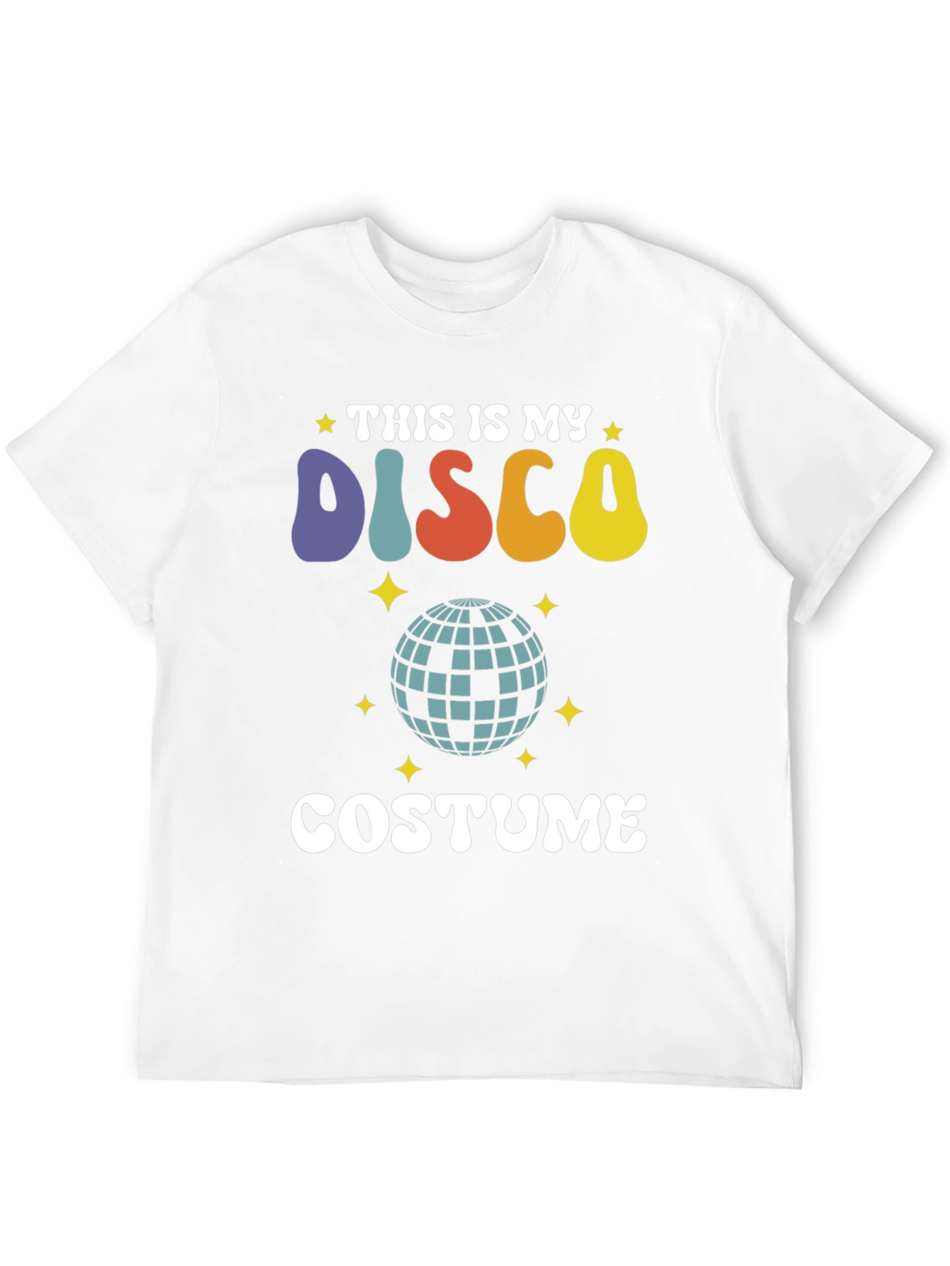 Black This Is My Disco Costume T-Shirt view 12